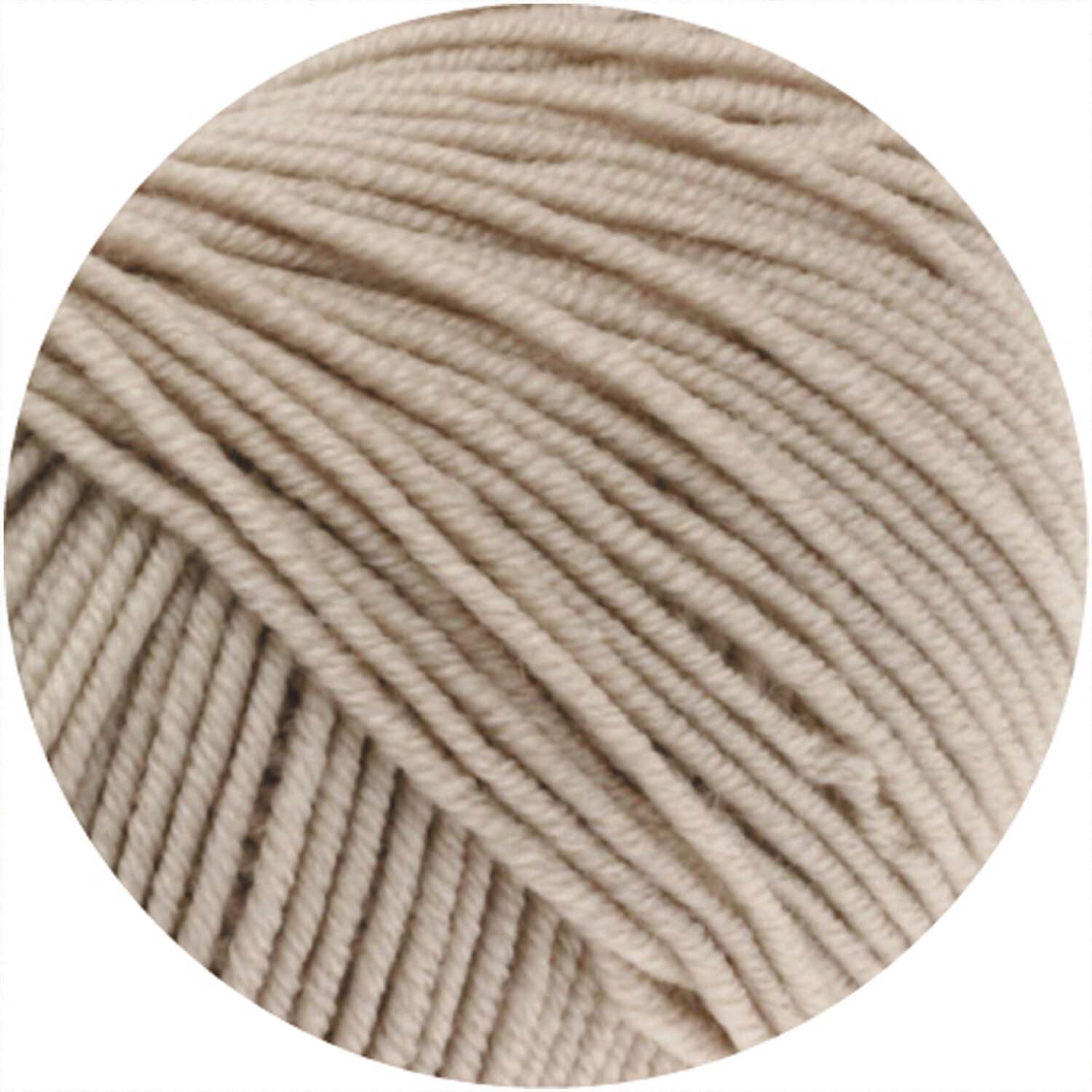 Cool Wool 50g 160m Farbe Beige von LANA GROSSA Mode mit Wolle Handels- und Vertriebs 