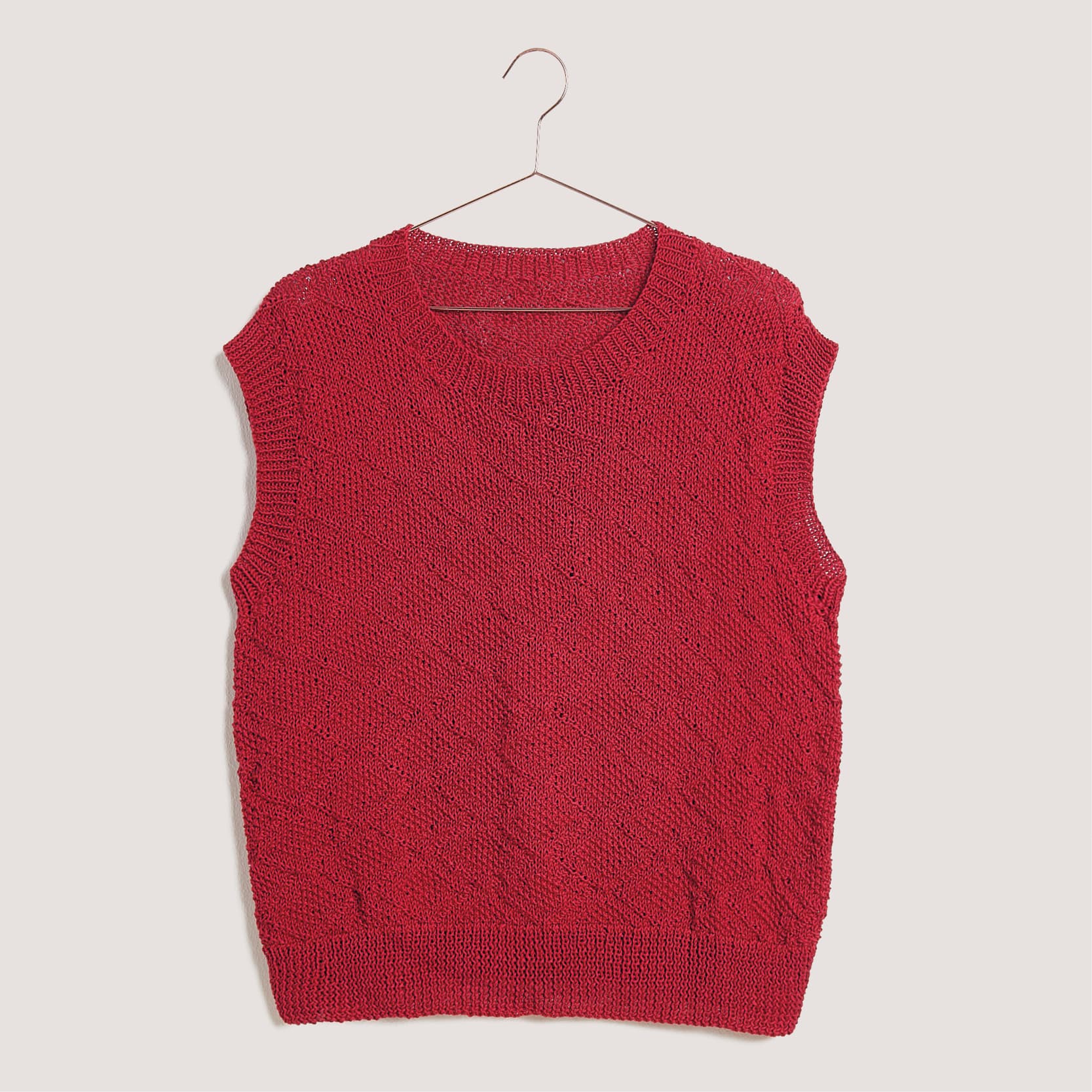 Gestrickte Pullunder: Modell 02 aus dem Heft Lovewool No. 18