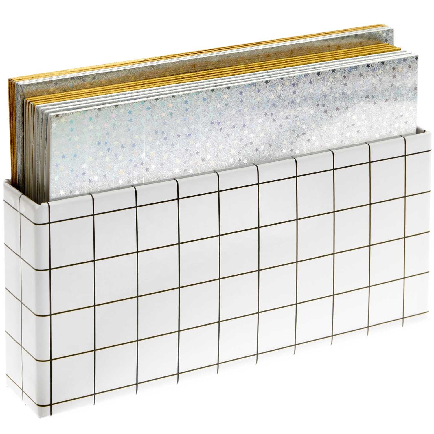 Paper Poetry Kartenset Sterne gold/silber B6 16-teilig von Rico Design