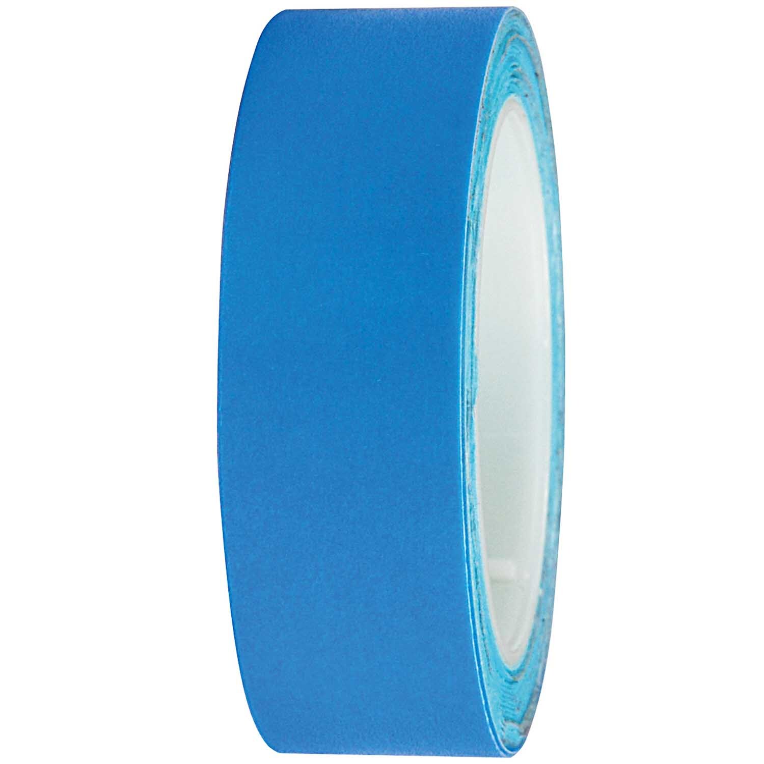 Tape blau 15mm 10m von Rico Design: Eine Rolle blaues Klebeband, ideal für kreative Projekte.