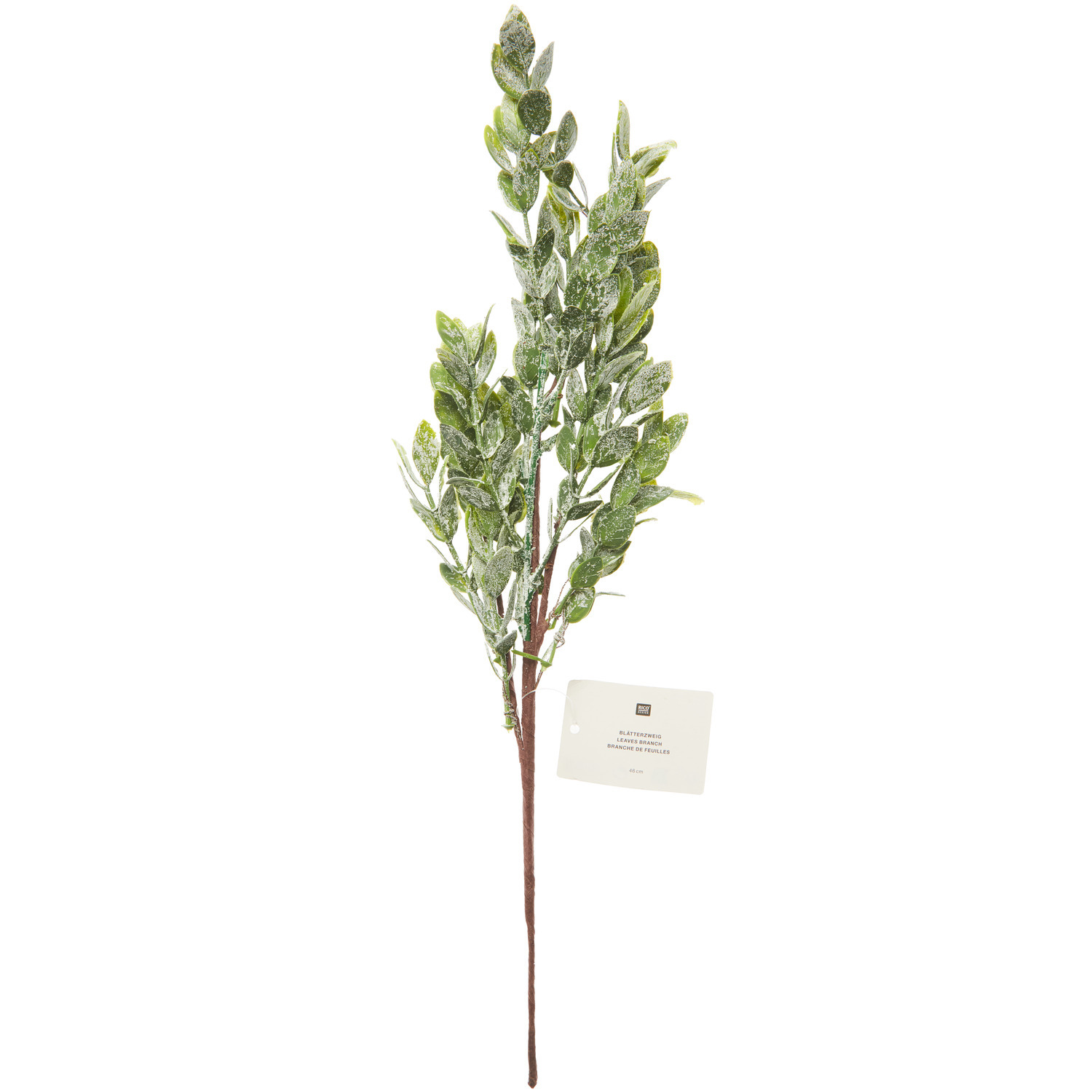 Blätterzweig geeist 46cm von Rico Design