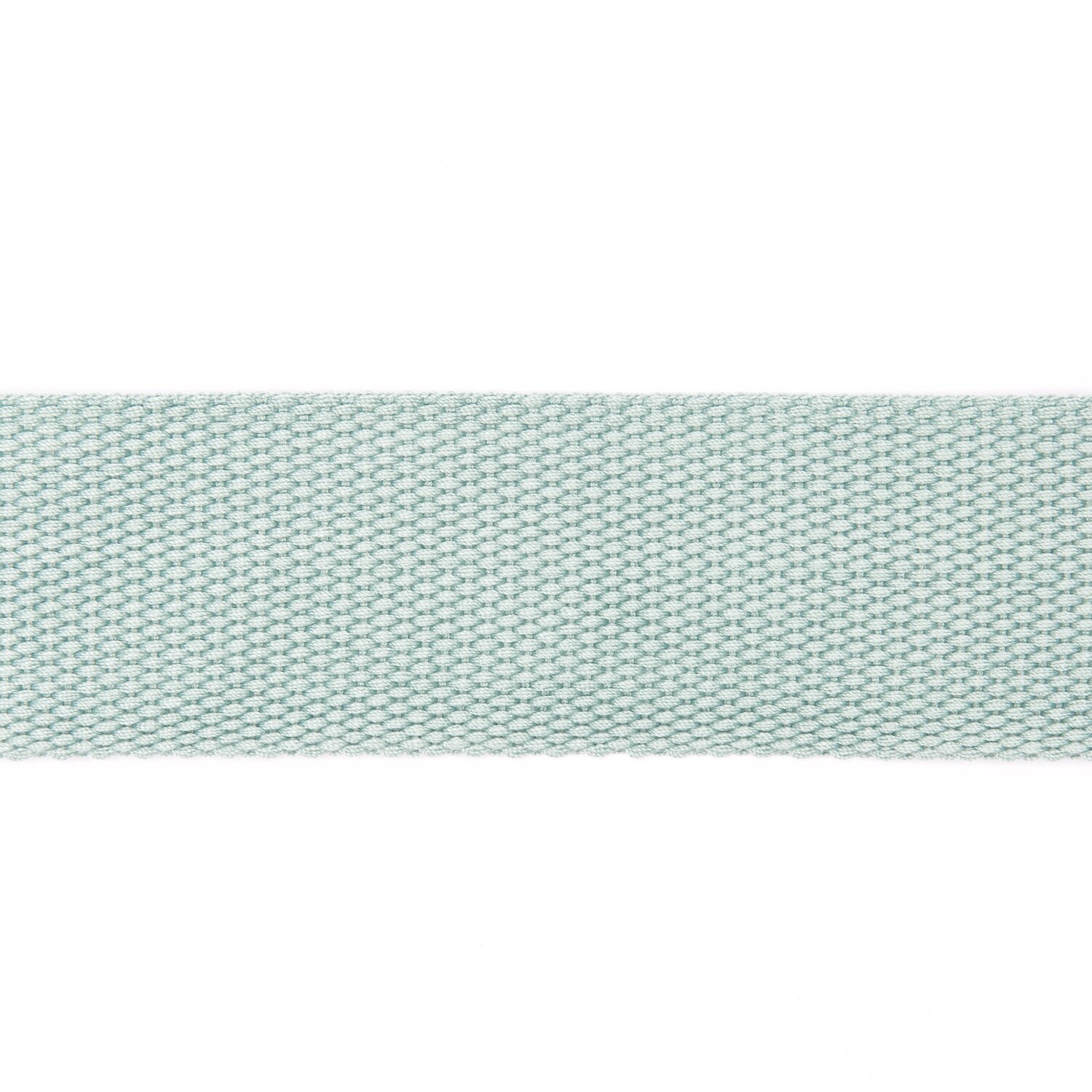 Gurtband 40mm 2m von Rico Design, gewebtes Band in hellgrünem Reseda-Ton, robustes Zubehör für Taschen, Gurte und kreative DIY-Nähprojekte