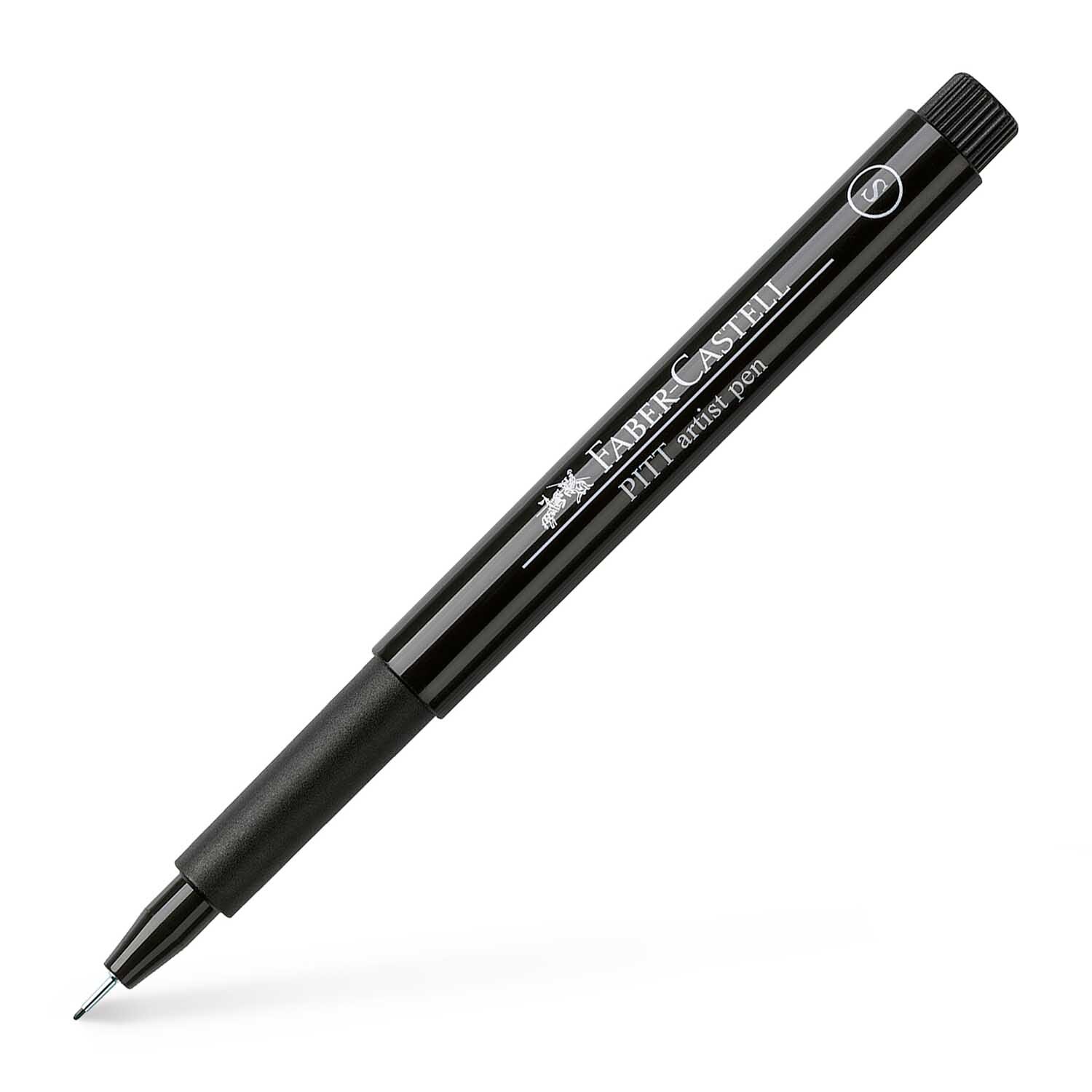 PITT artist pen superfine von Faber Castell in Schwarz, ideal für präzises Zeichnen und Skizzieren.