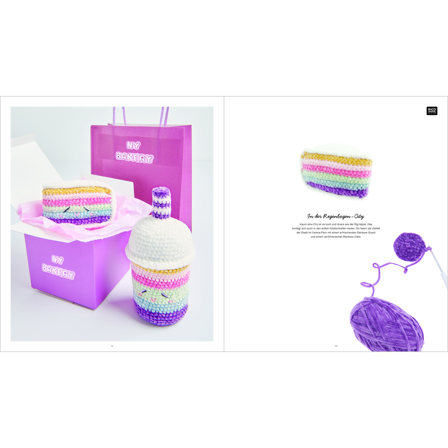 Ricorumi New York Bakery  Sprachauswahl deutsch von Rico Design