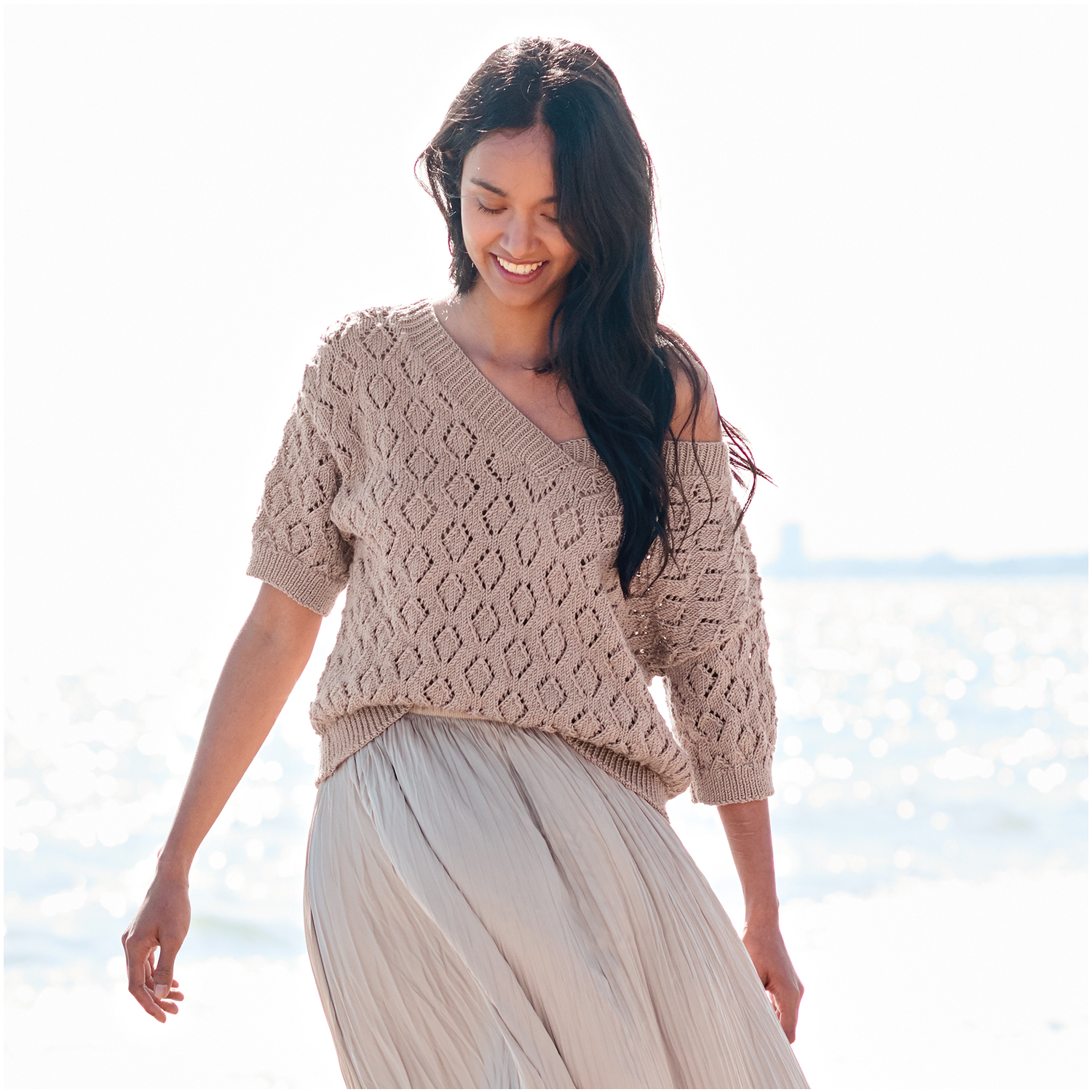 Strickset Shirt Modell 10 aus Lovewool Nr. 18 von Rico Design