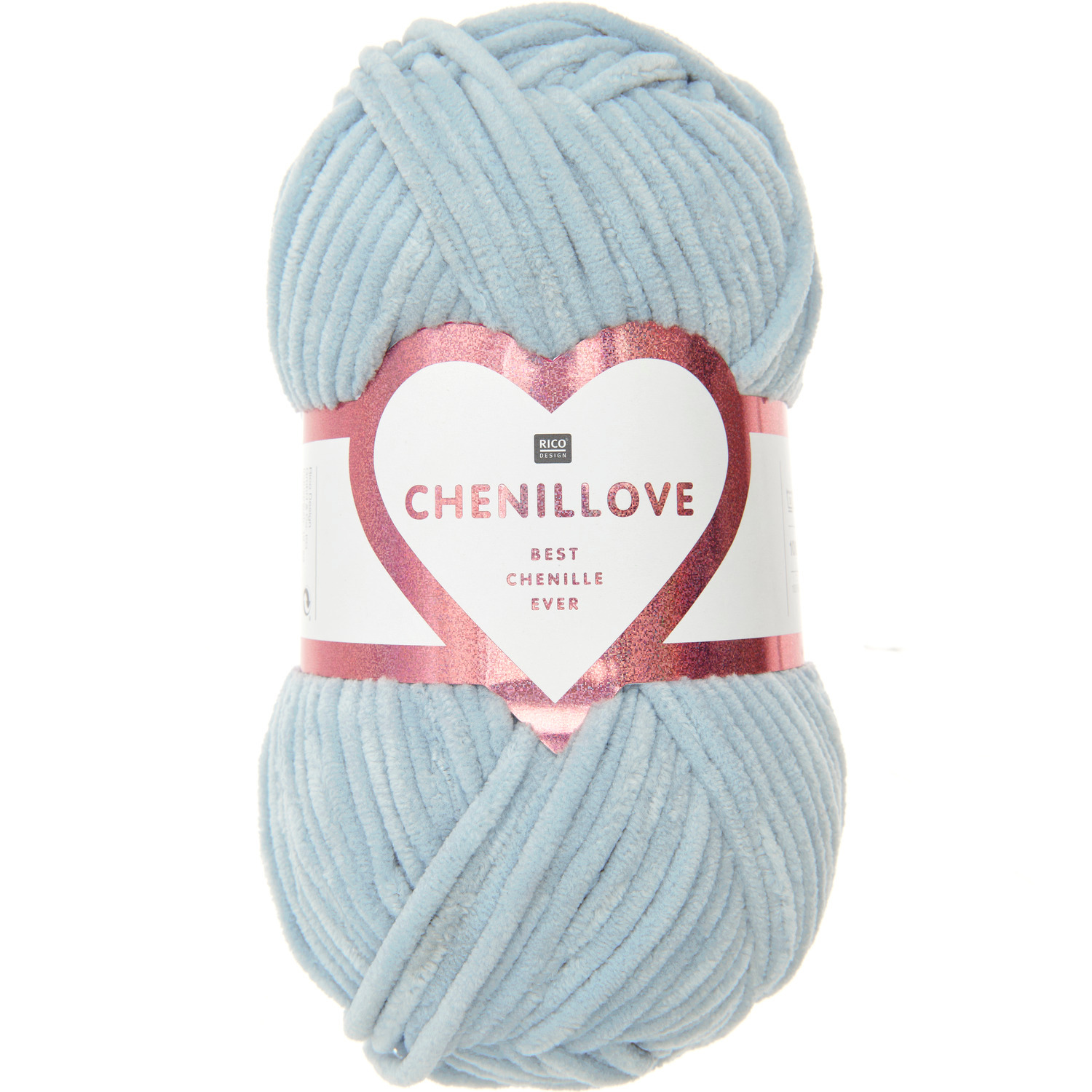 Creative Chenillove Häkelset Grandpa Whale Modell 06 in hellblau. Weiches Garn, 100g, 110m, ideal für kreative Projekte.