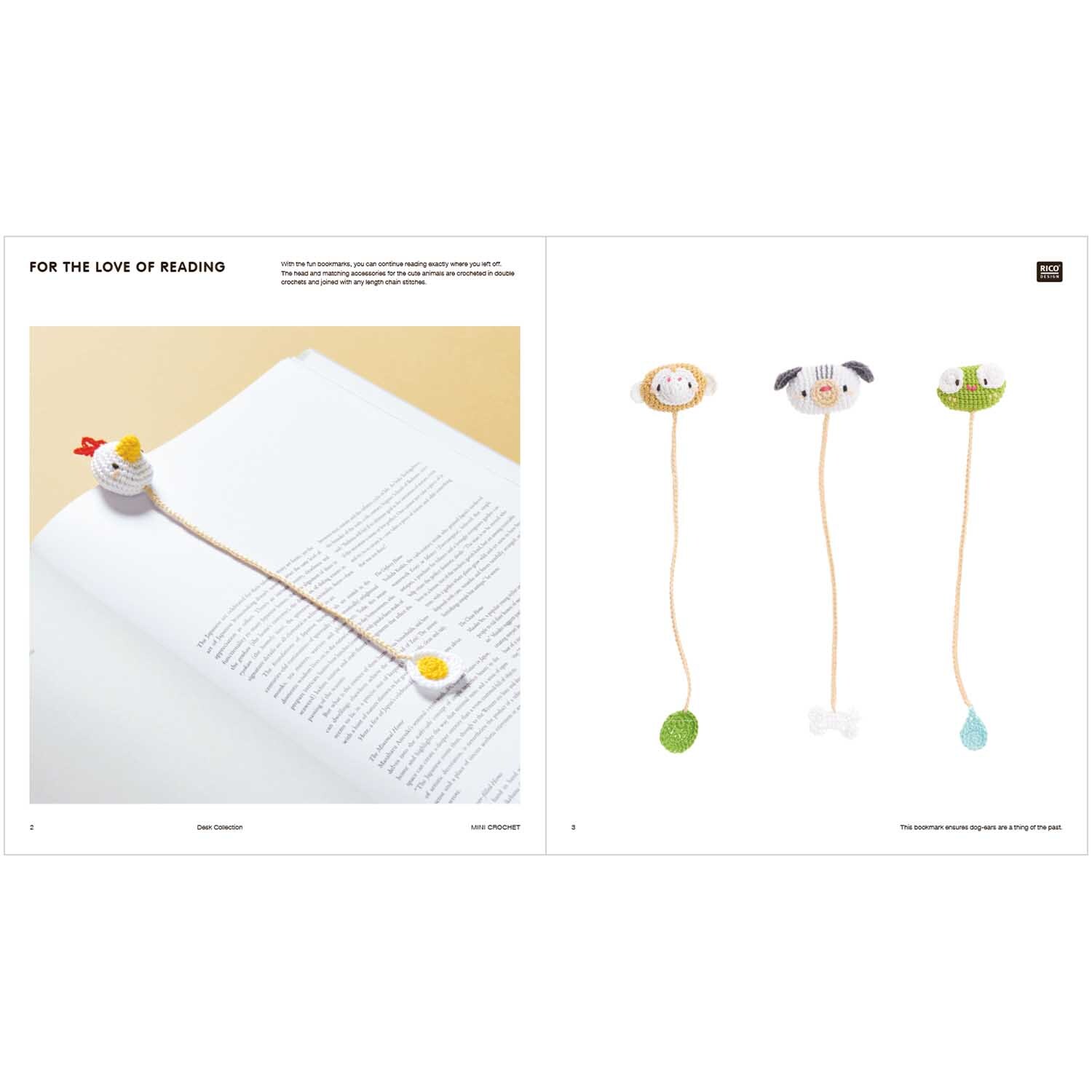 Mini Crochet Desk Collection englisch von Rico Design