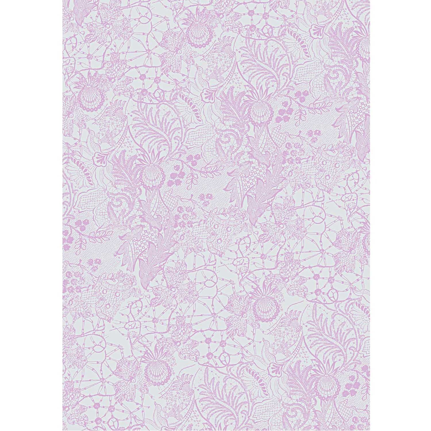 Paper Patch Papier Spitze violett 30x42cm mit filigranem Spitzenmuster von Rico Design. Ideal für kreative Bastelprojekte.