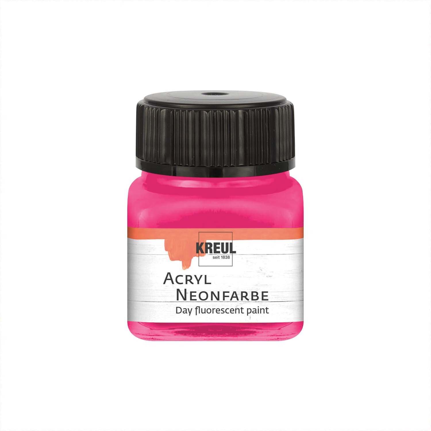 Acryl Neonfarbe 20ml in leuchtendem Pink von KREUL, ideal für kreative Projekte und Kunstwerke.