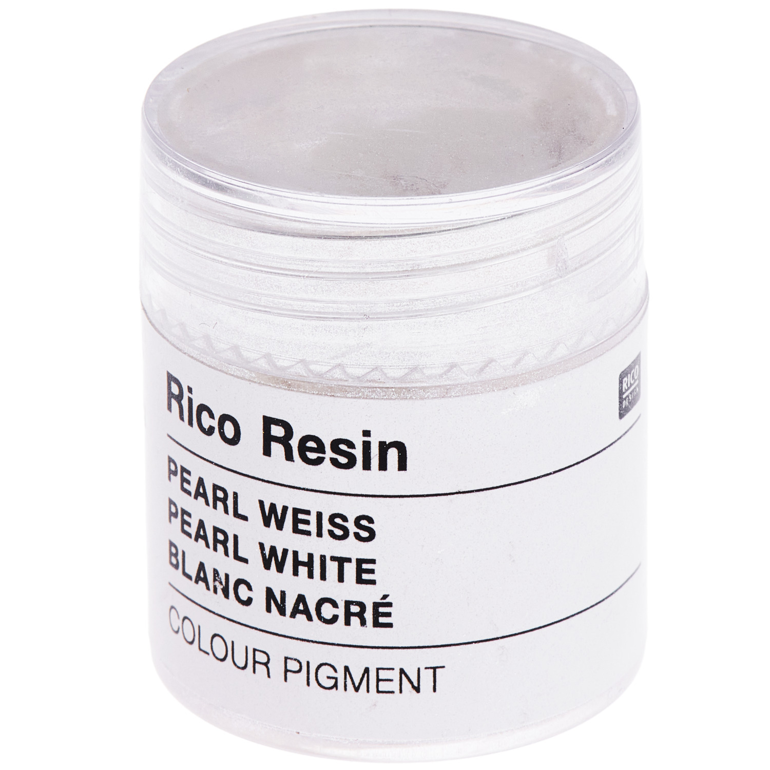 Farbpigmente für Resin mit Perl-Effekt in einem 5ml Behälter von Rico Design, ideal für kreative Projekte.