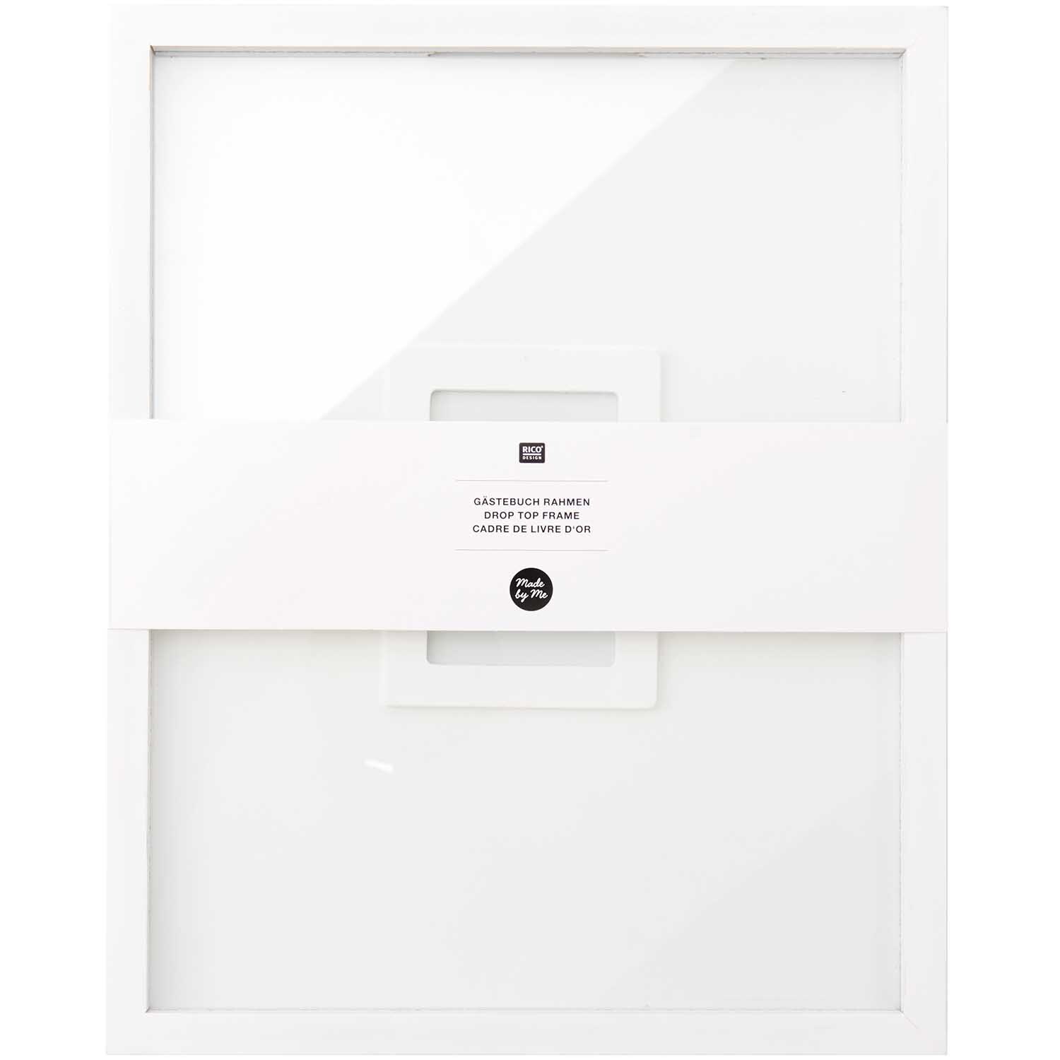 Gästebuch Rahmen  24x30cm Farbe Weiß von Rico Design