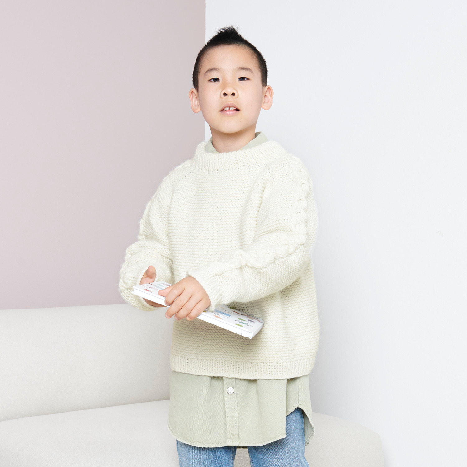 Strickset Pullover Modell 15 aus Rico Kids 13 von Rico Design