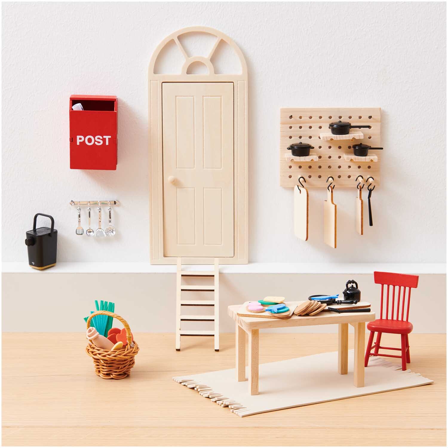 Miniatur Kochutensilien Premium schwarz 7-teilig von Rico Design