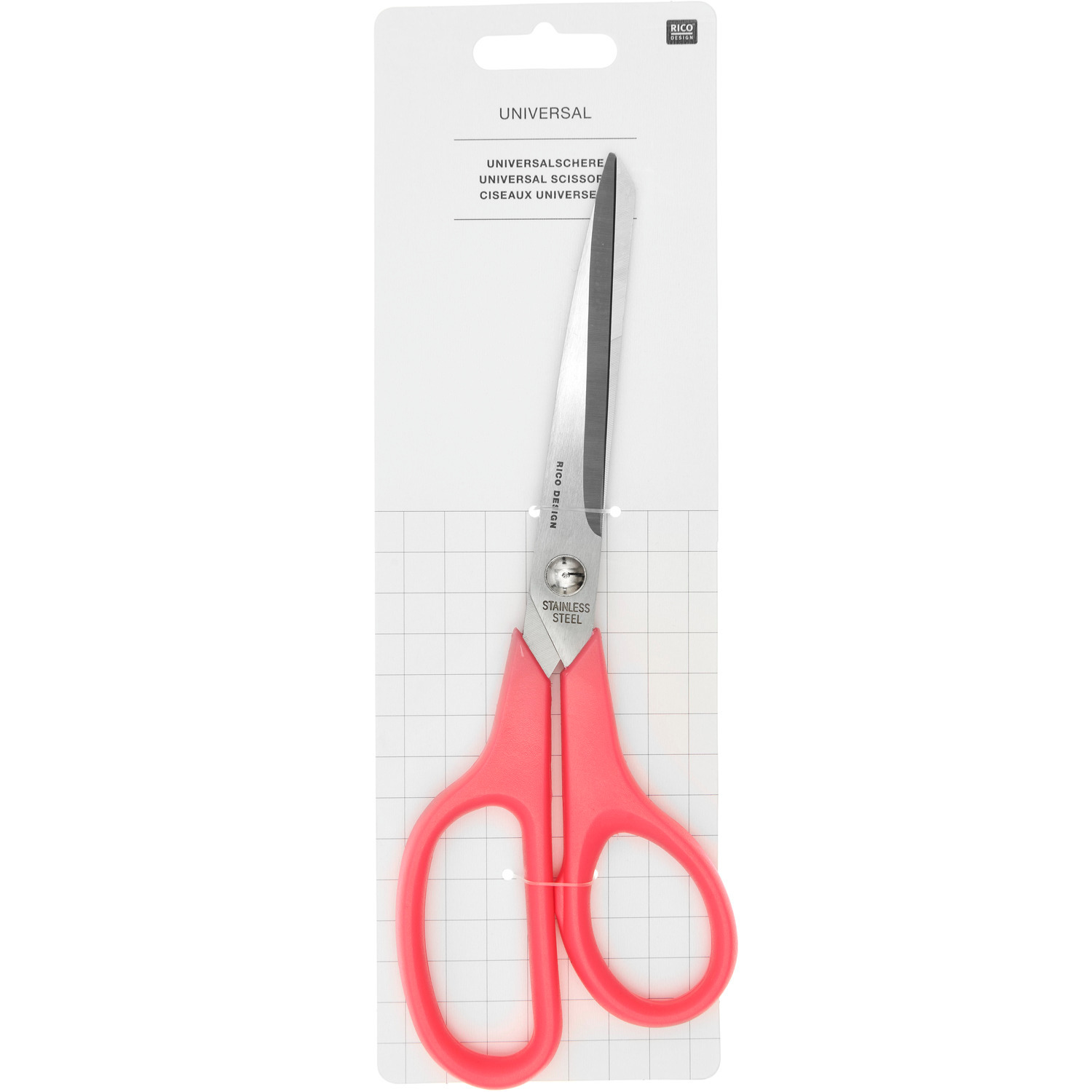 Universalschere  Neon Pink Größe 22,9cm von Rico Design