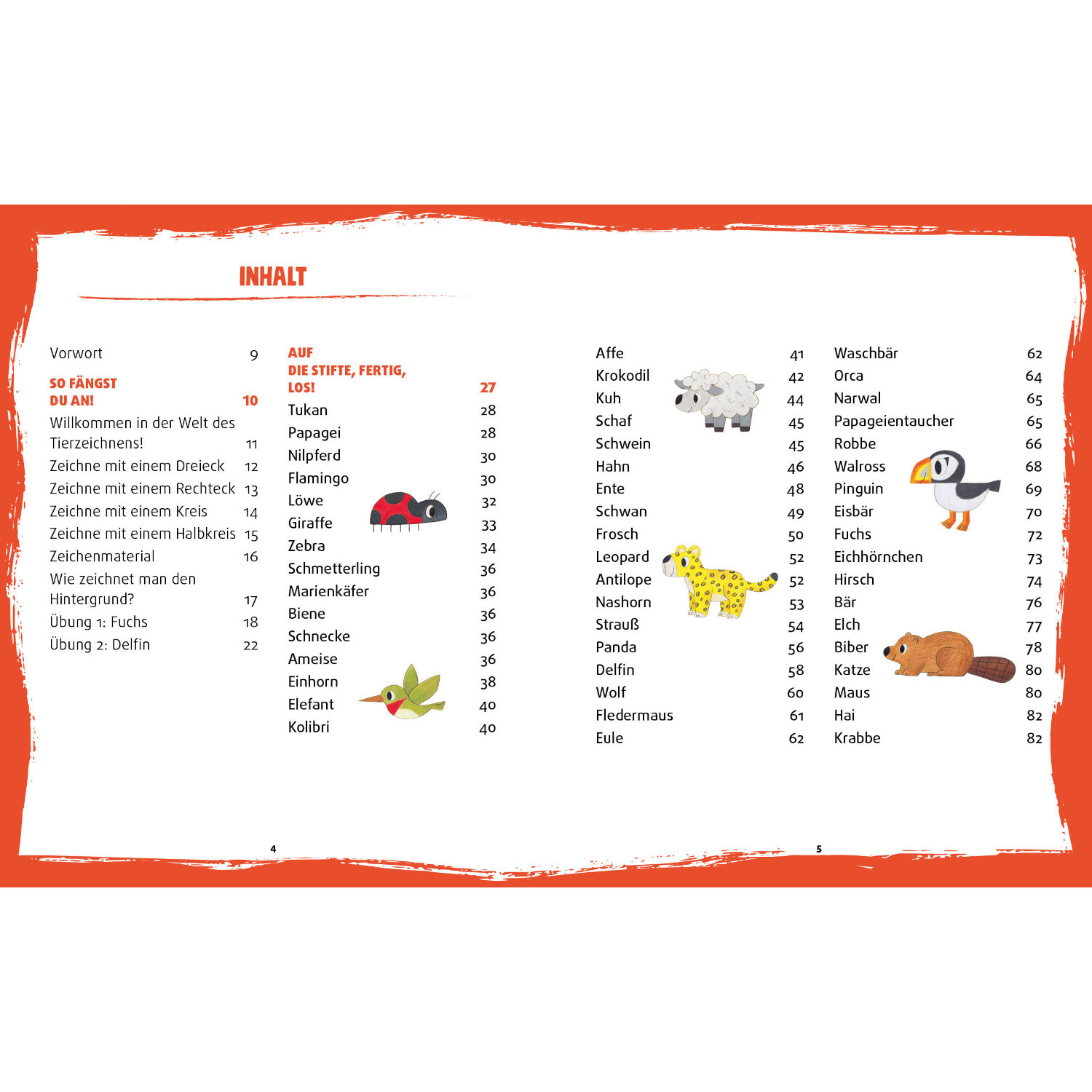 Tiere zeichnen für Kids von Edition Michael Fischer 