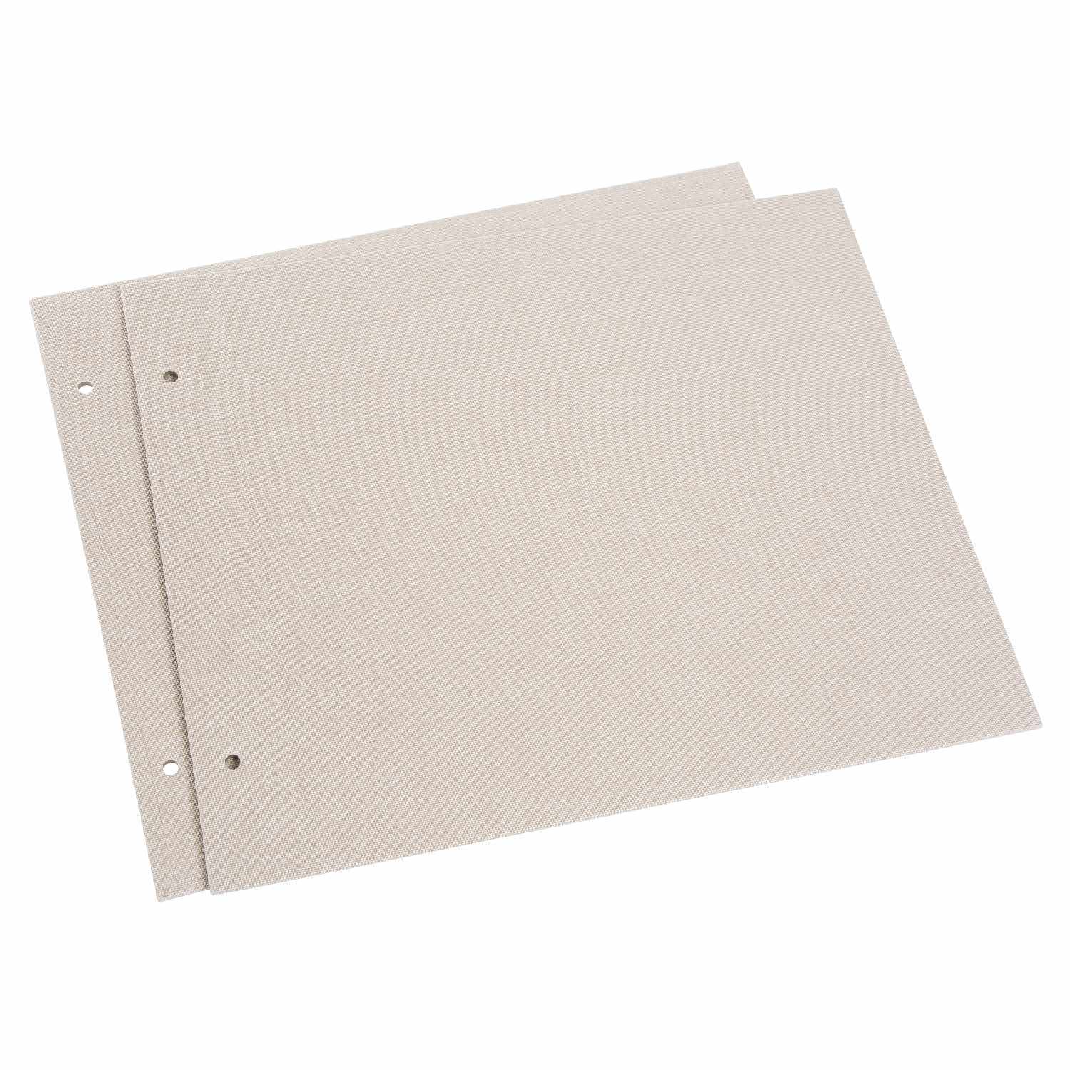 Schraubalbeneinband 30x25cm Leinen in Beige von goldbuch, ideal für stilvolle Fotoalben.