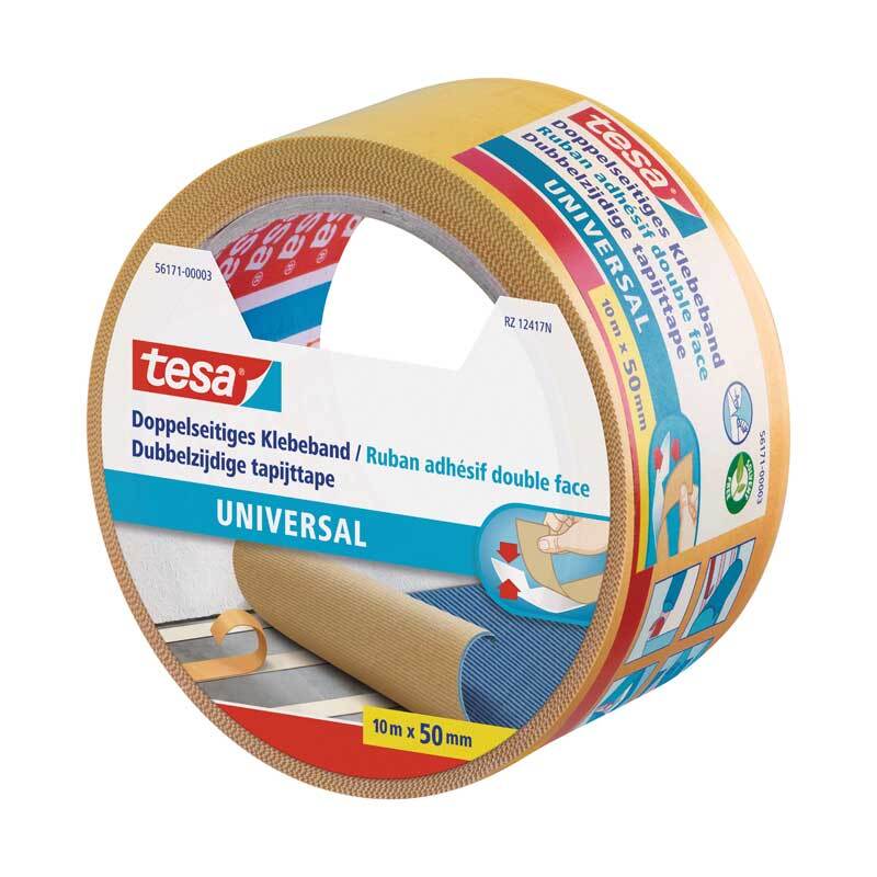 Klebeband universal doppelseitig 50mm 10m von Tesa
