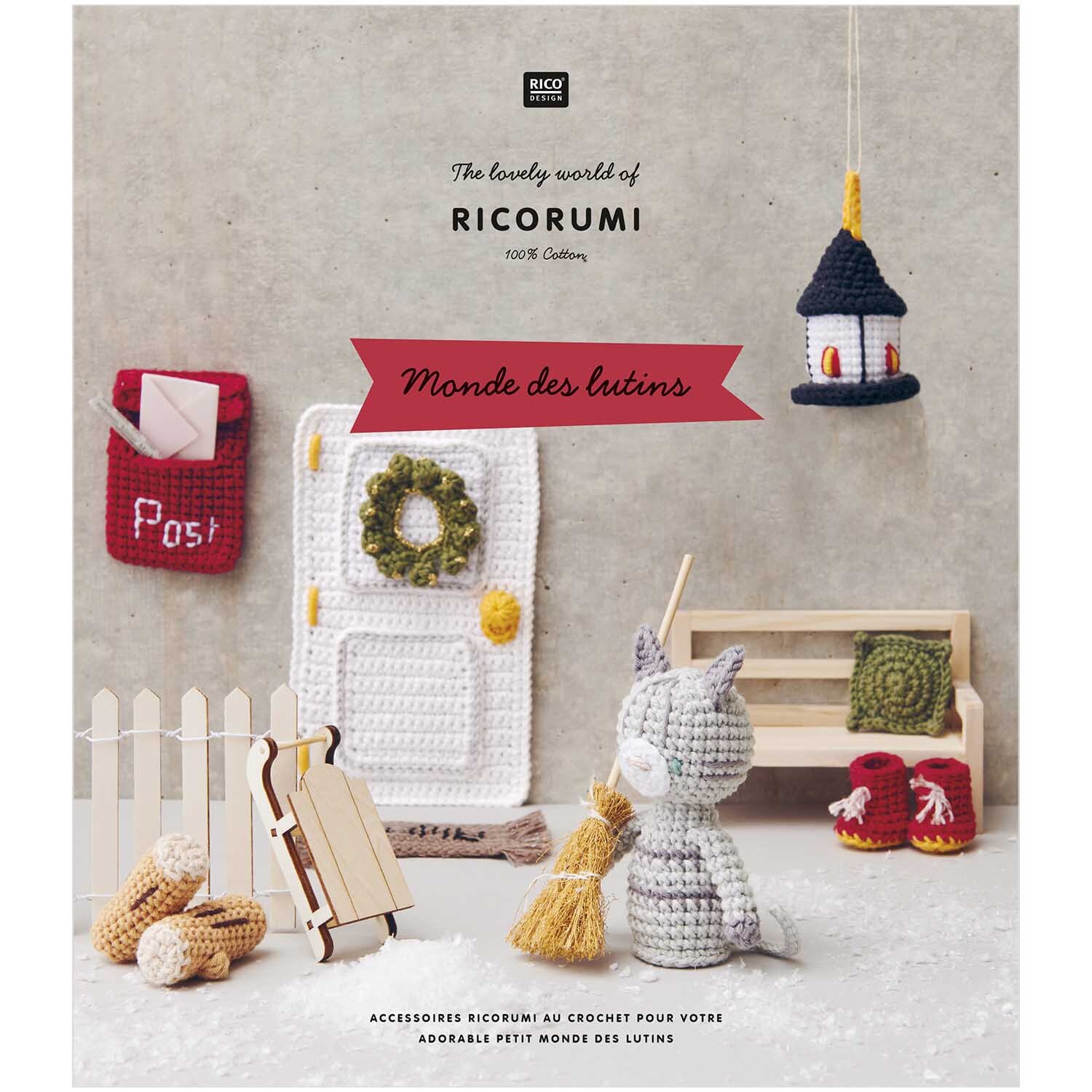 Ricorumi Wichtelwelt französisch: Häkelset mit niedlichen Wichteln und Accessoires von Rico Design. Ideal für kreative Bastelprojekte.