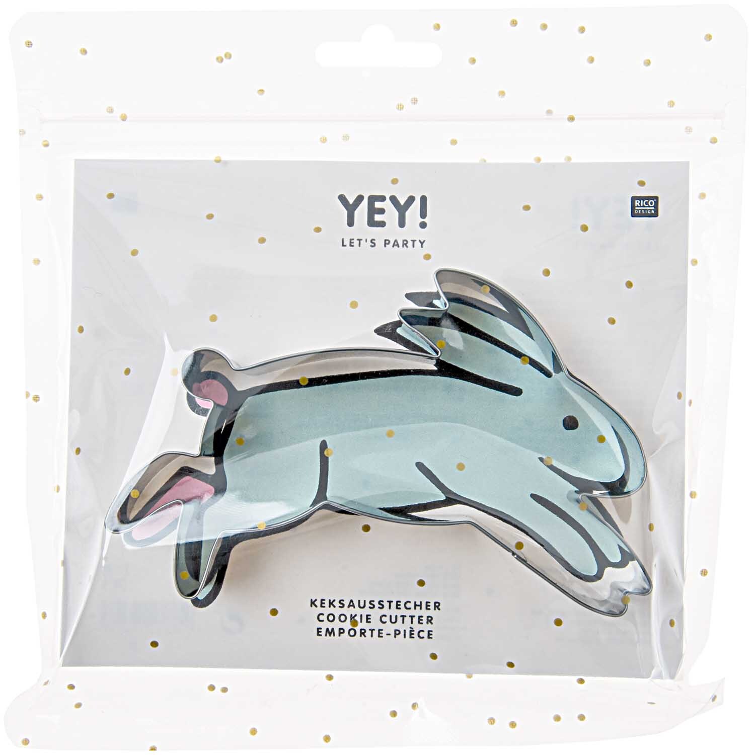 Keksausstecher Wonderland Hase 12,3x7,9cm von Rico Design