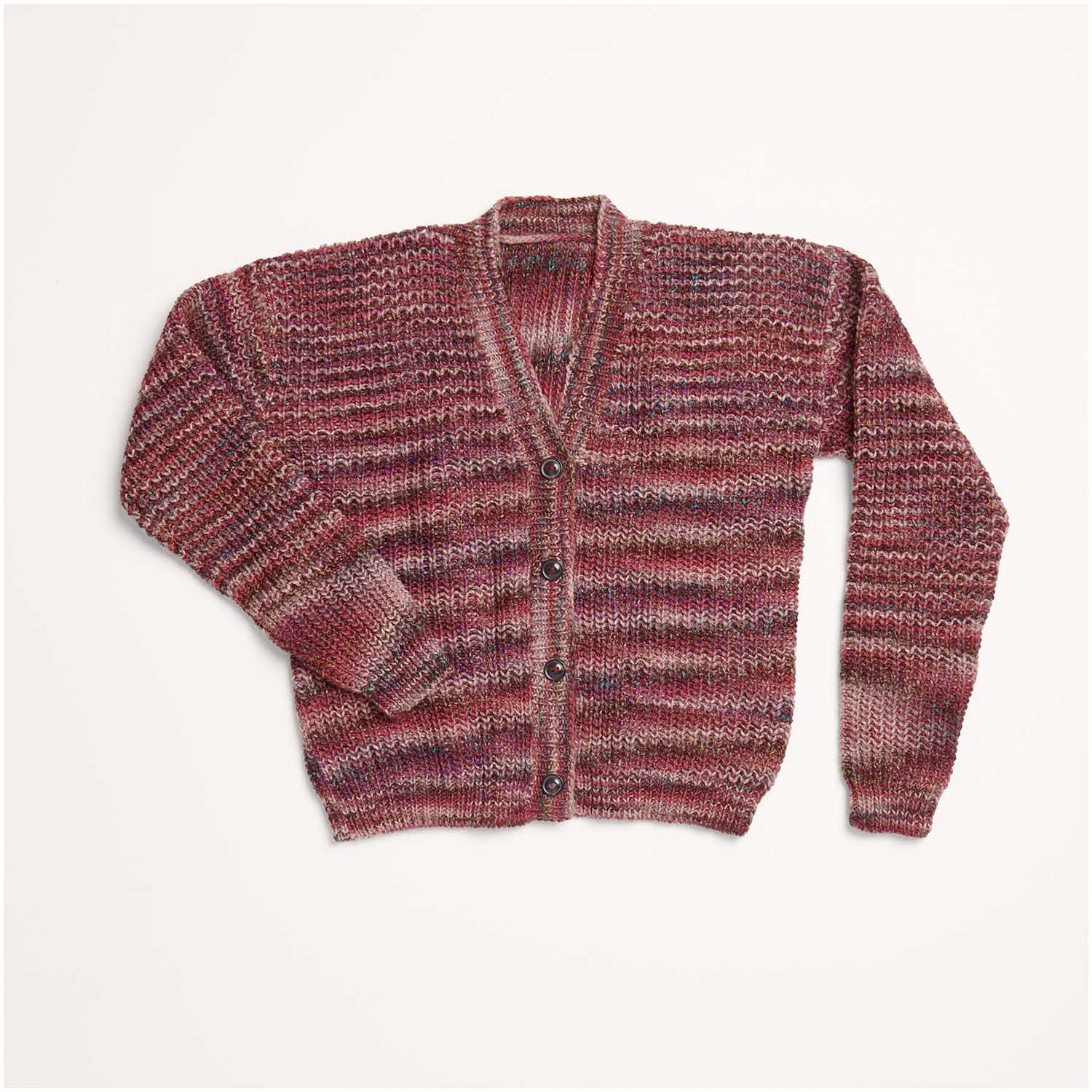 Gestrickter Cardigan: Modell 23 aus dem Heft Rico Kids 12