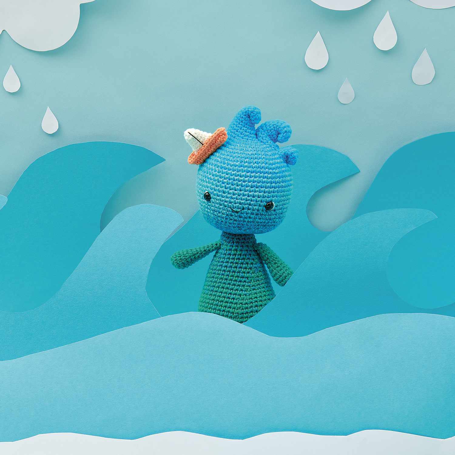 Häkelset Ocean-Head aus Ricorumi Element Heads von Rico Design