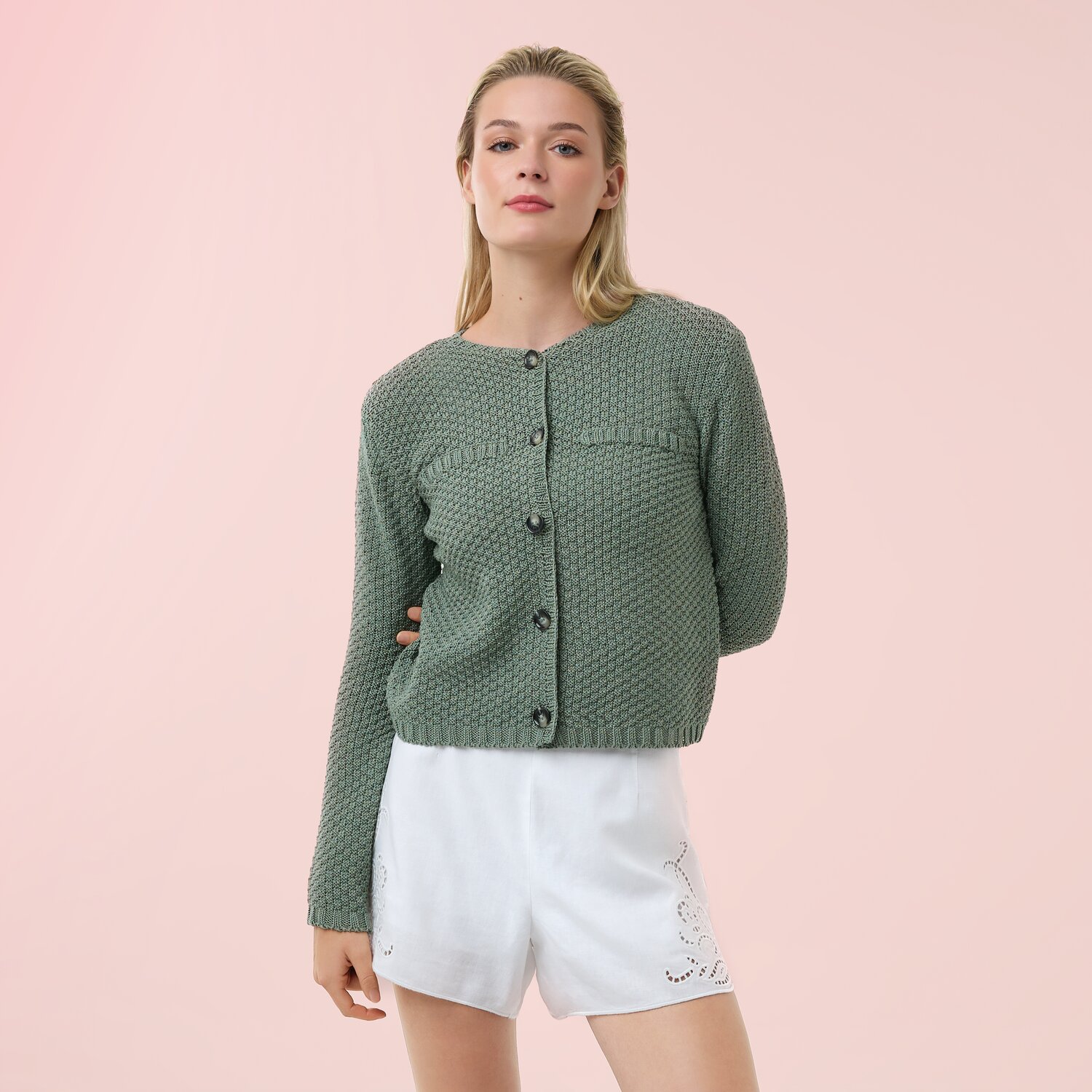 Strickset Jacke Modell 18 aus Die Neue Masche No. 12 von idee. Creativmarkt