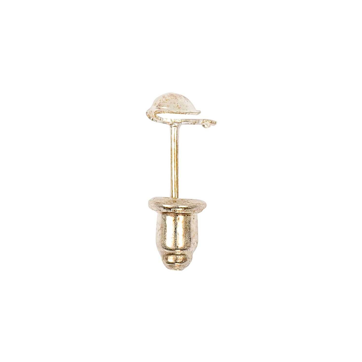 Ohrstecker mit Öse, 13mm, aus Silber, von Rico Design. Elegantes Design für stilvolle Akzente.