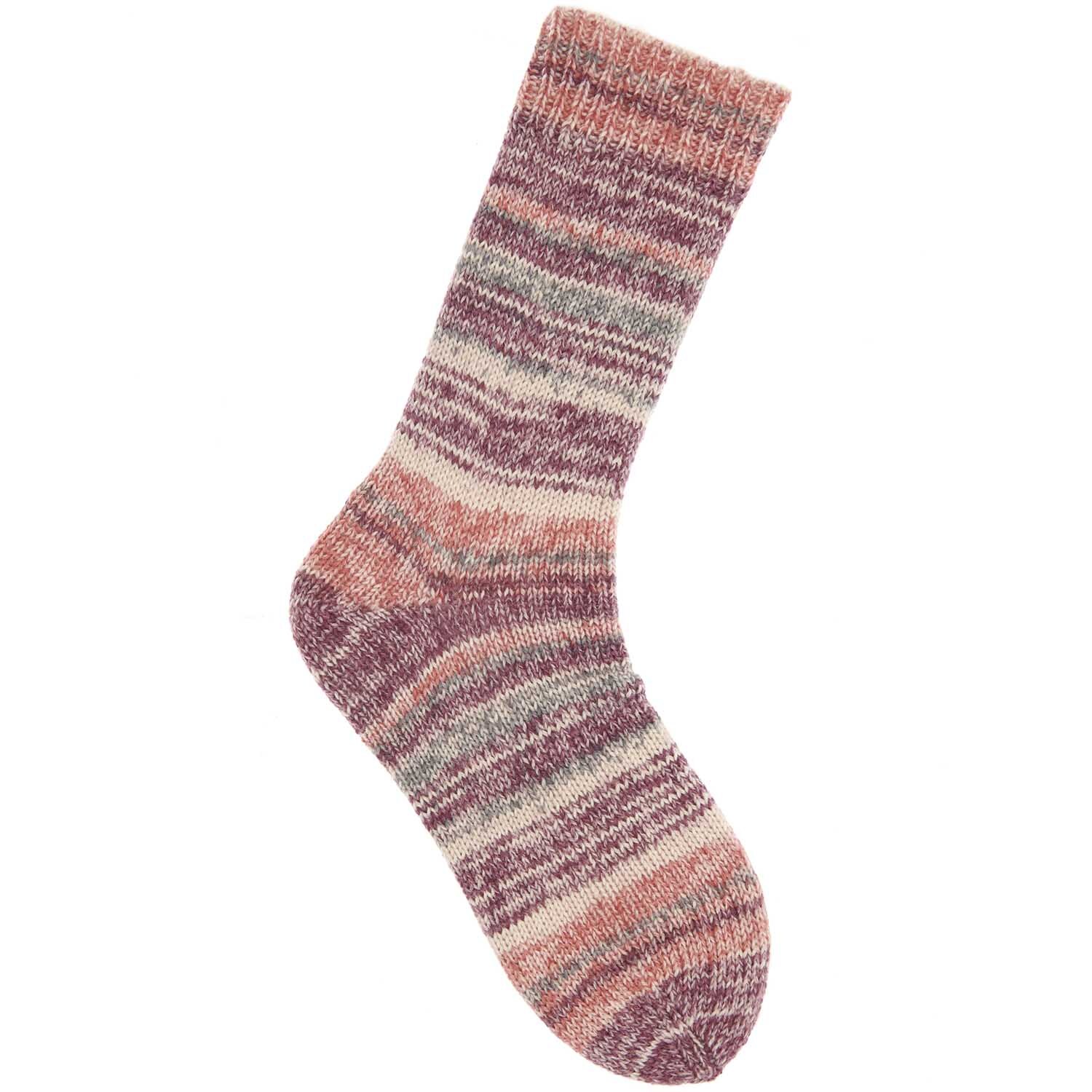 Socks Earth + Wind + Fire 6-fädig 150g 400m Farbe Beere von Rico Design