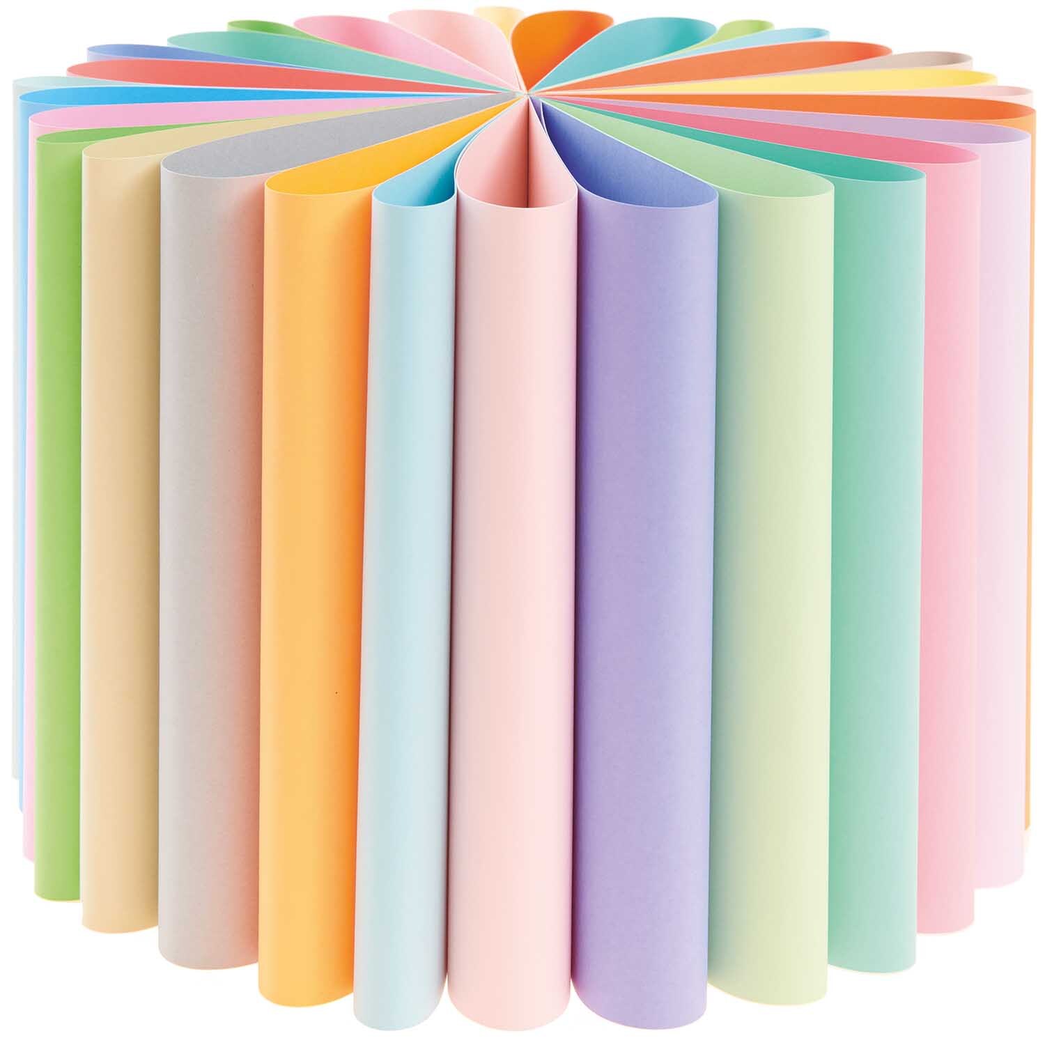 Paper Poetry Bastelblock Super Pastel Colours A4 180g/m² 30 Blatt von Rico Design