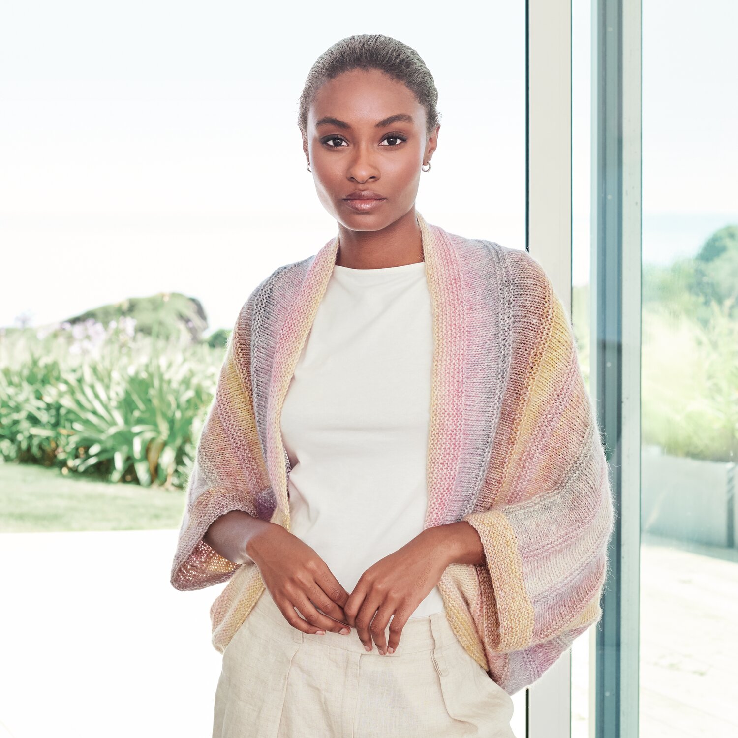 Strickset Kimono Jacke Modell 29 aus Lovewool No. 20 von Rico Design