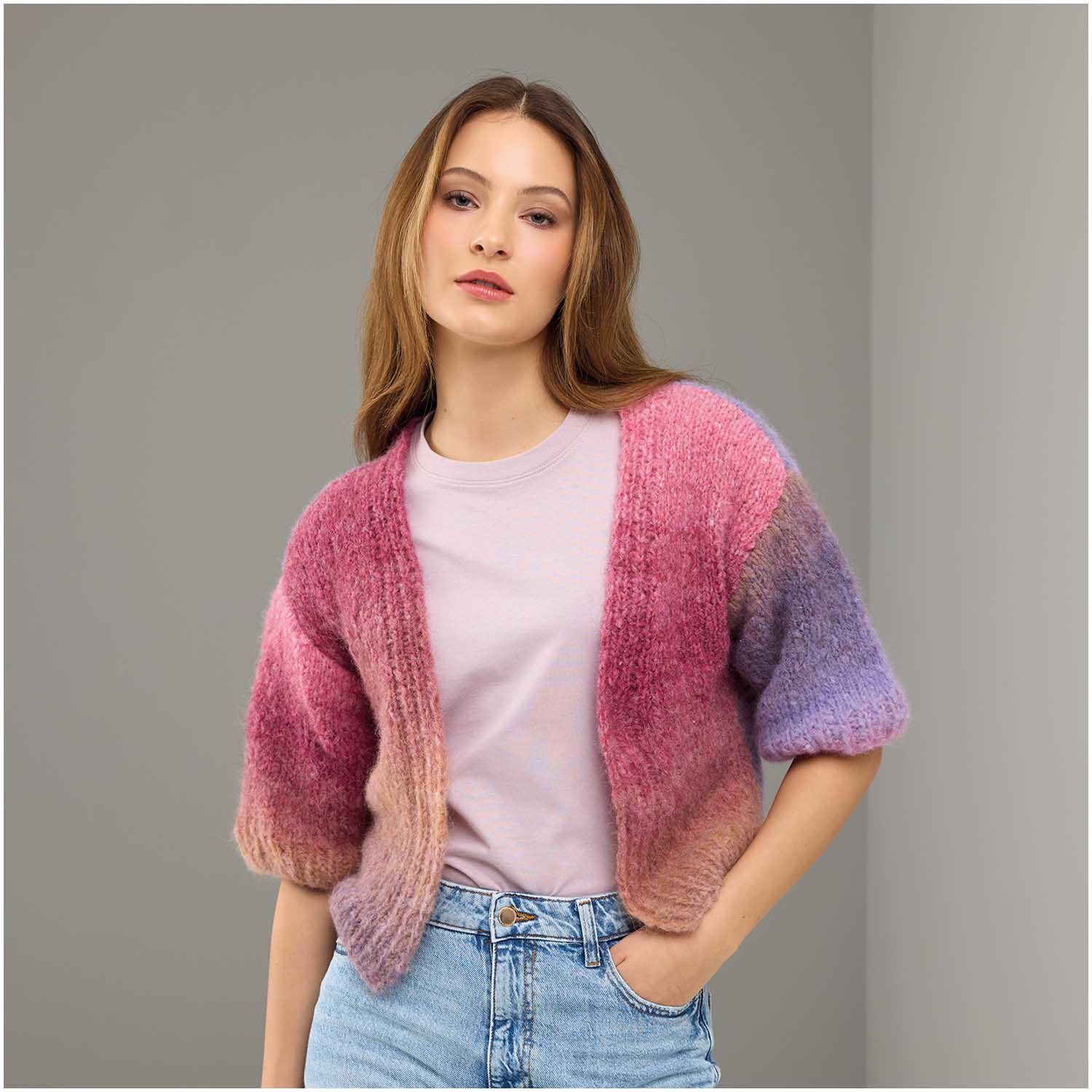 Strickset Kimonojacke Modell 01 aus Die Neue Masche Nr. 7 von idee. Creativmarkt