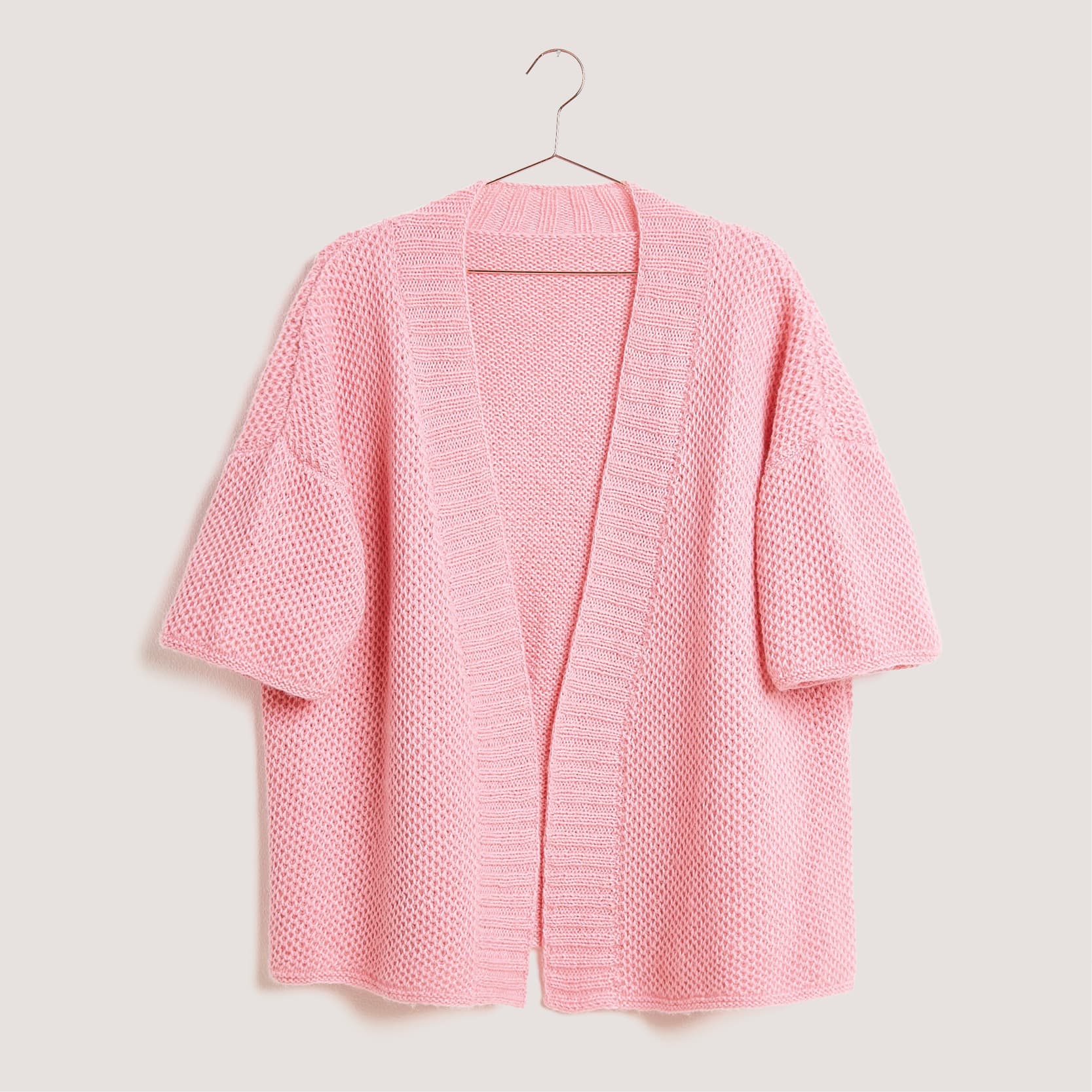 Gestrickte Kimono-Jacke: Modell 17 aus dem Heft Lovewool No. 18