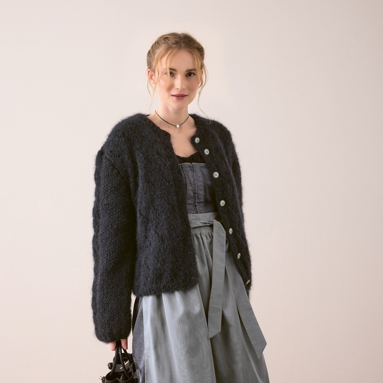 Strickset Jacke Modell 01b aus Trachtenbuch I mog di von Rico Design