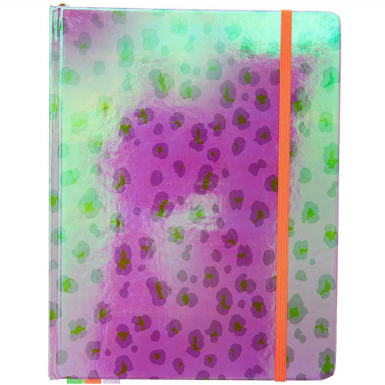 Paper Poetry Bullet Diary Hardcover mit Leo-Muster, 16,5x21,5cm, 96 Blatt, von Rico Design.