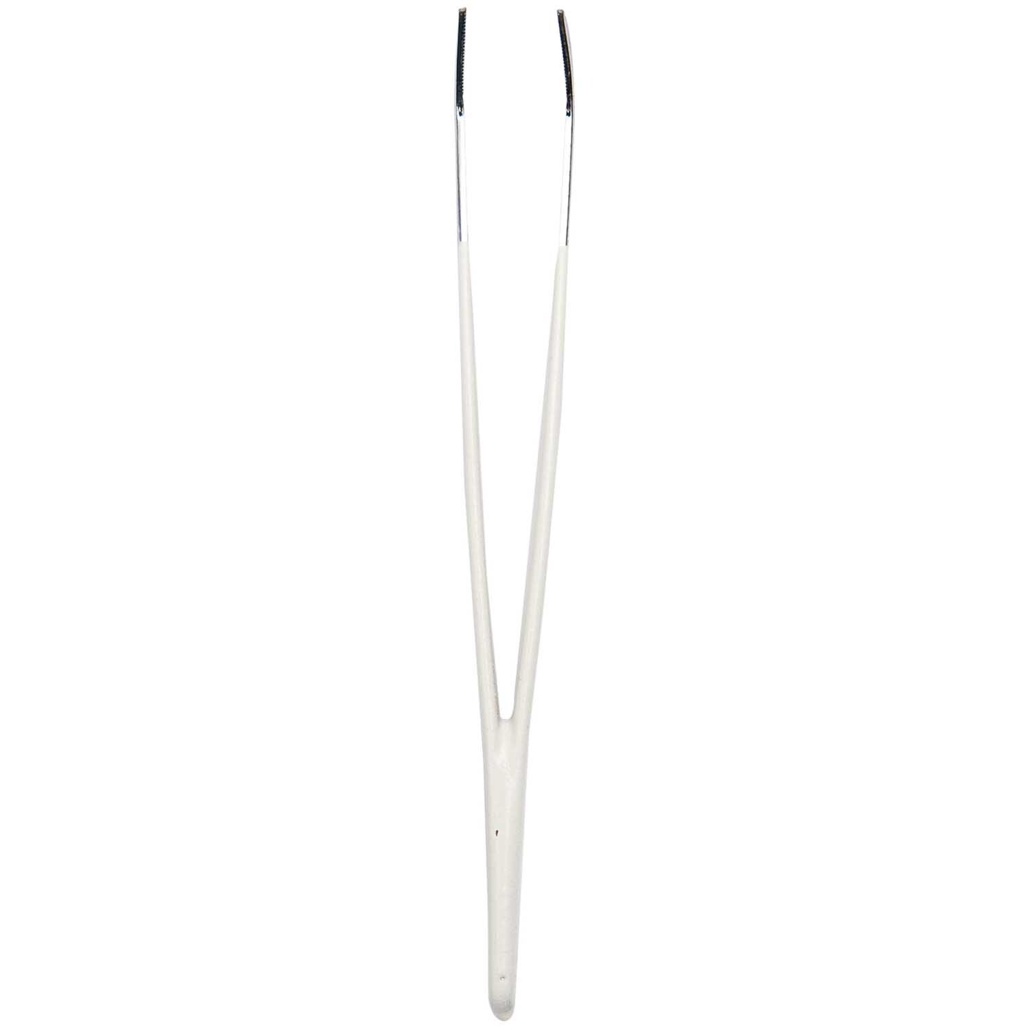 Bastelpinzette 15cm von Rico Design in Weiß, ideal für präzise Handwerksarbeiten und Bastelprojekte.