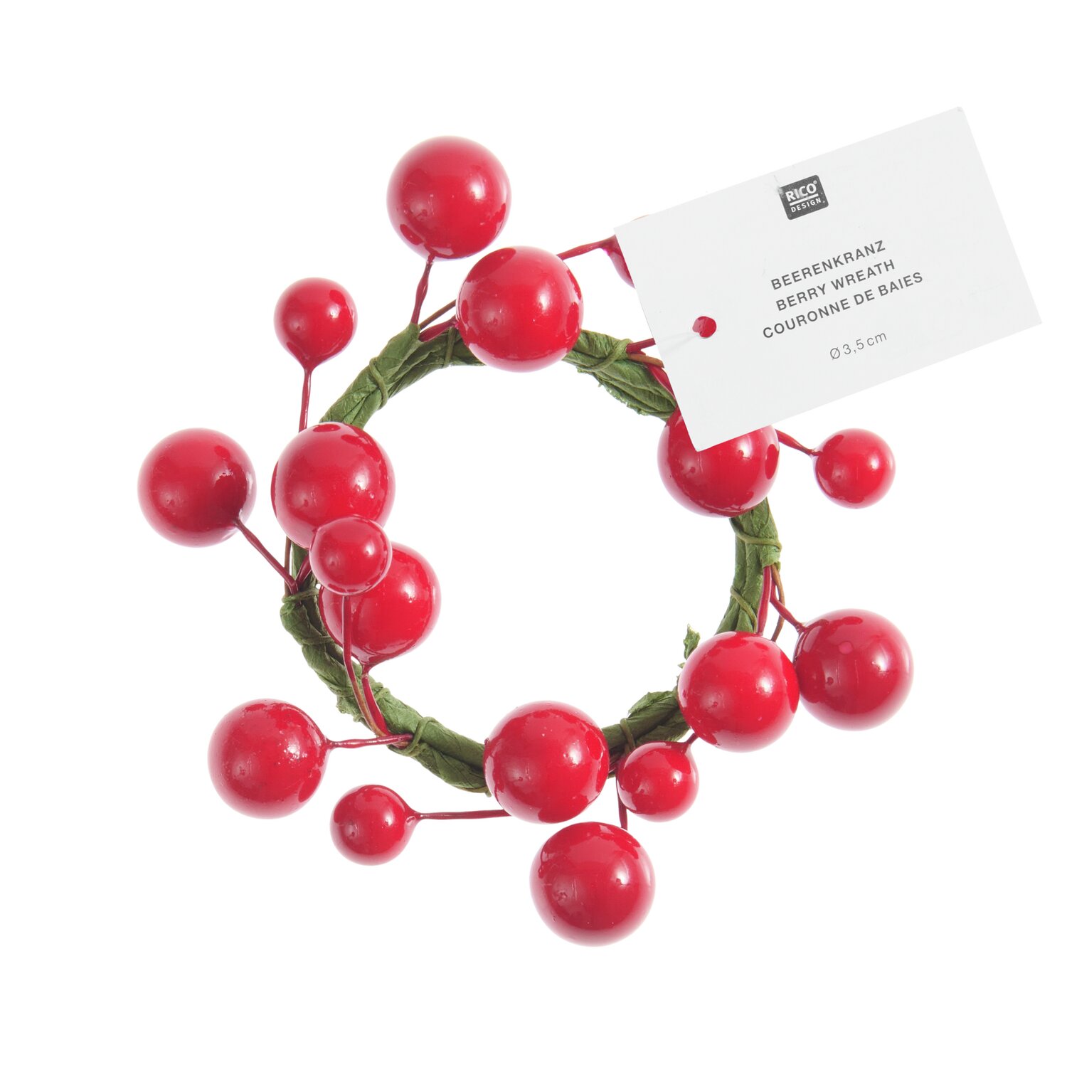 Beerenkranz Rot von Rico Design
