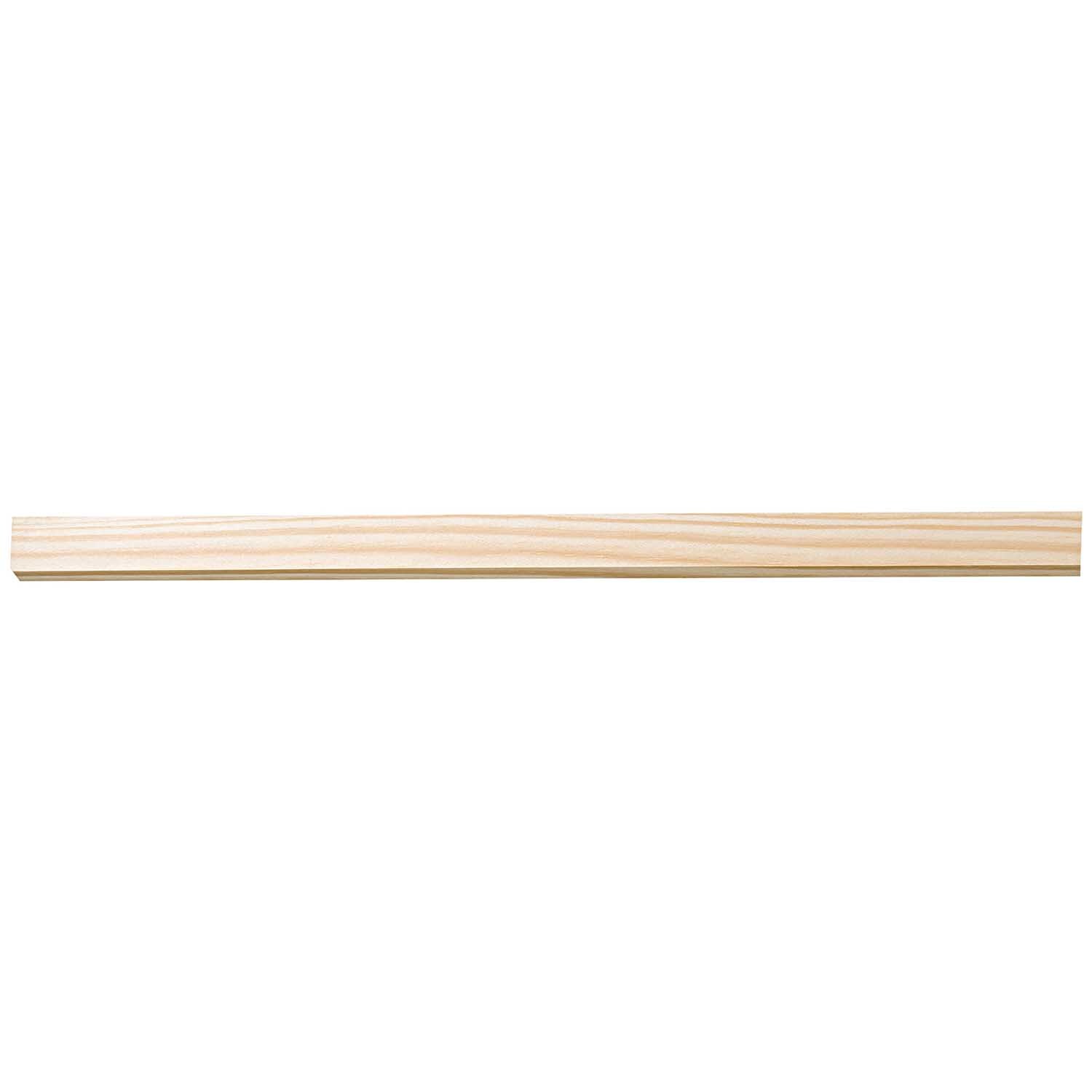 Kiefernleiste 50cm rechteckig von Rico Design, aus hellem Holz, ideal für kreative Projekte.