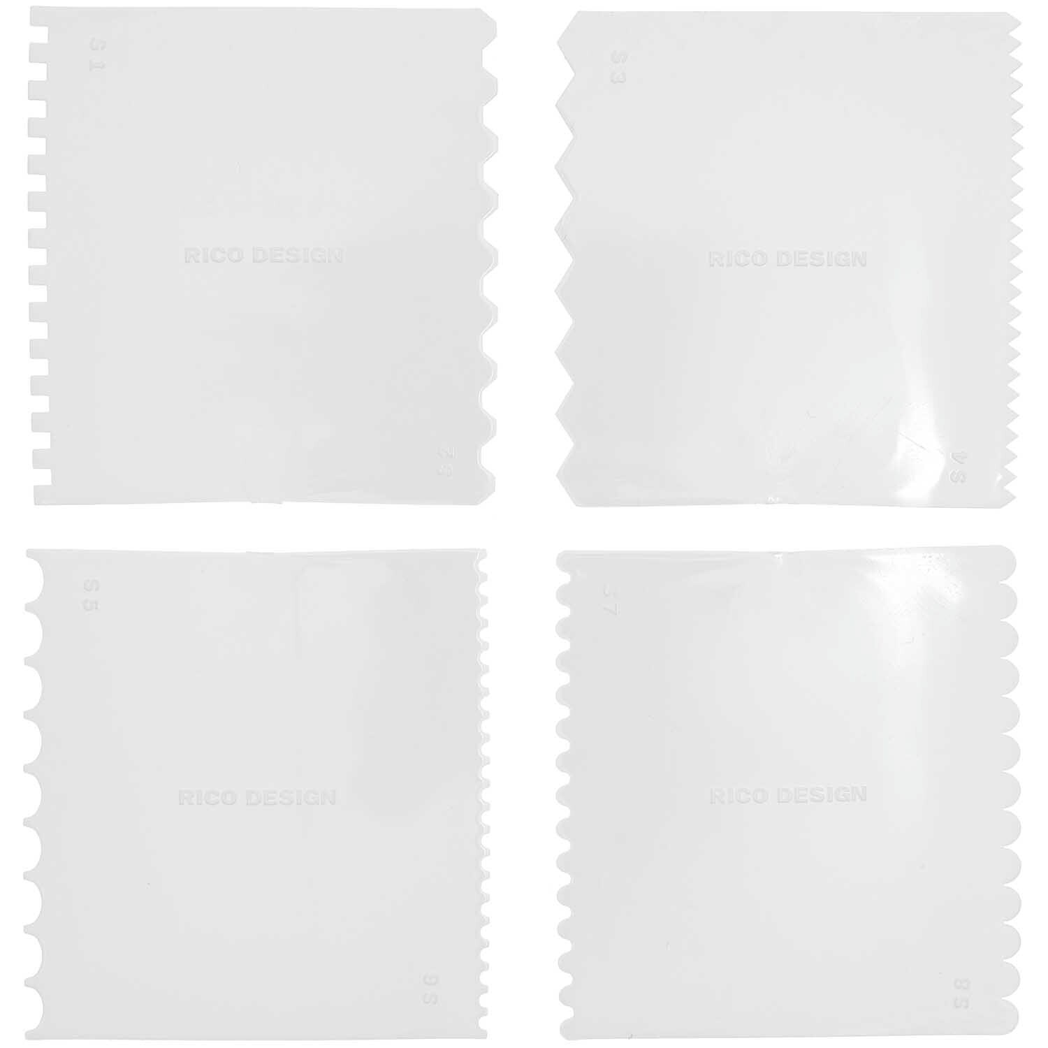 Effektspachtel Set fein 4 Stück von Rico Design