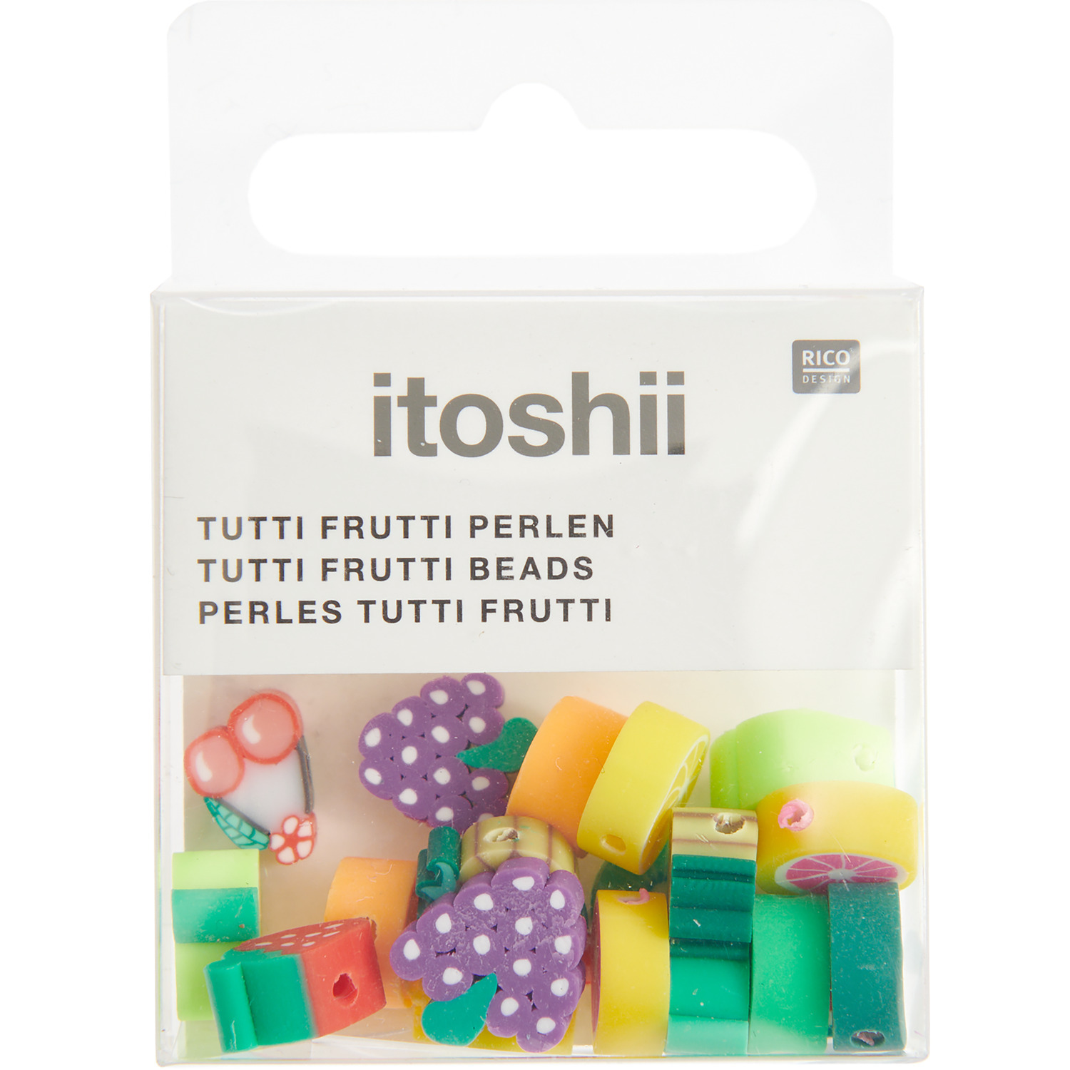 itoshii Tutti Frutti Perlen 11mm 20 Stück von Rico Design