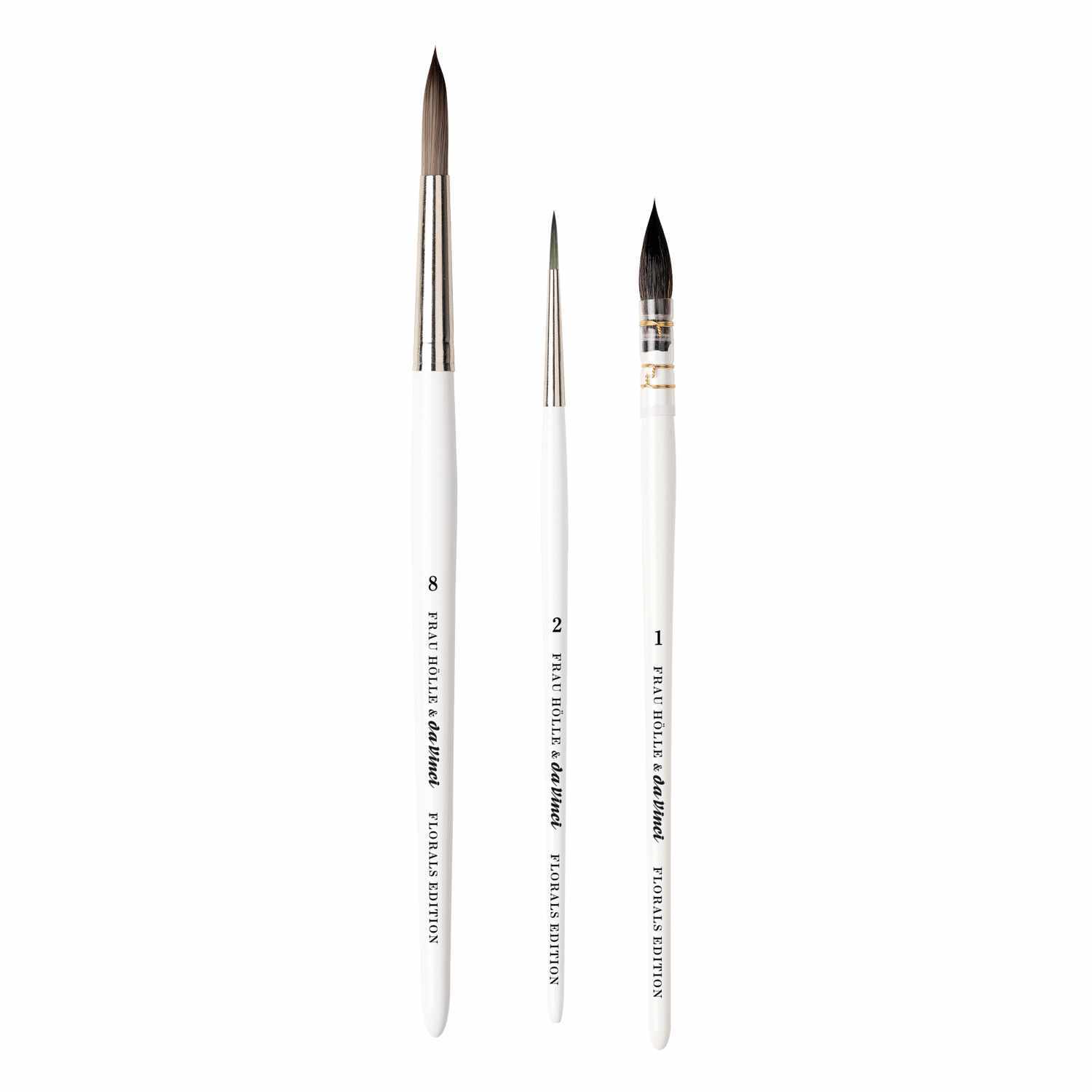 da Vinci Pinsel-Set Loose Watercolor Florals von da Vinci Künstlerpinselfabrik DEFET 
