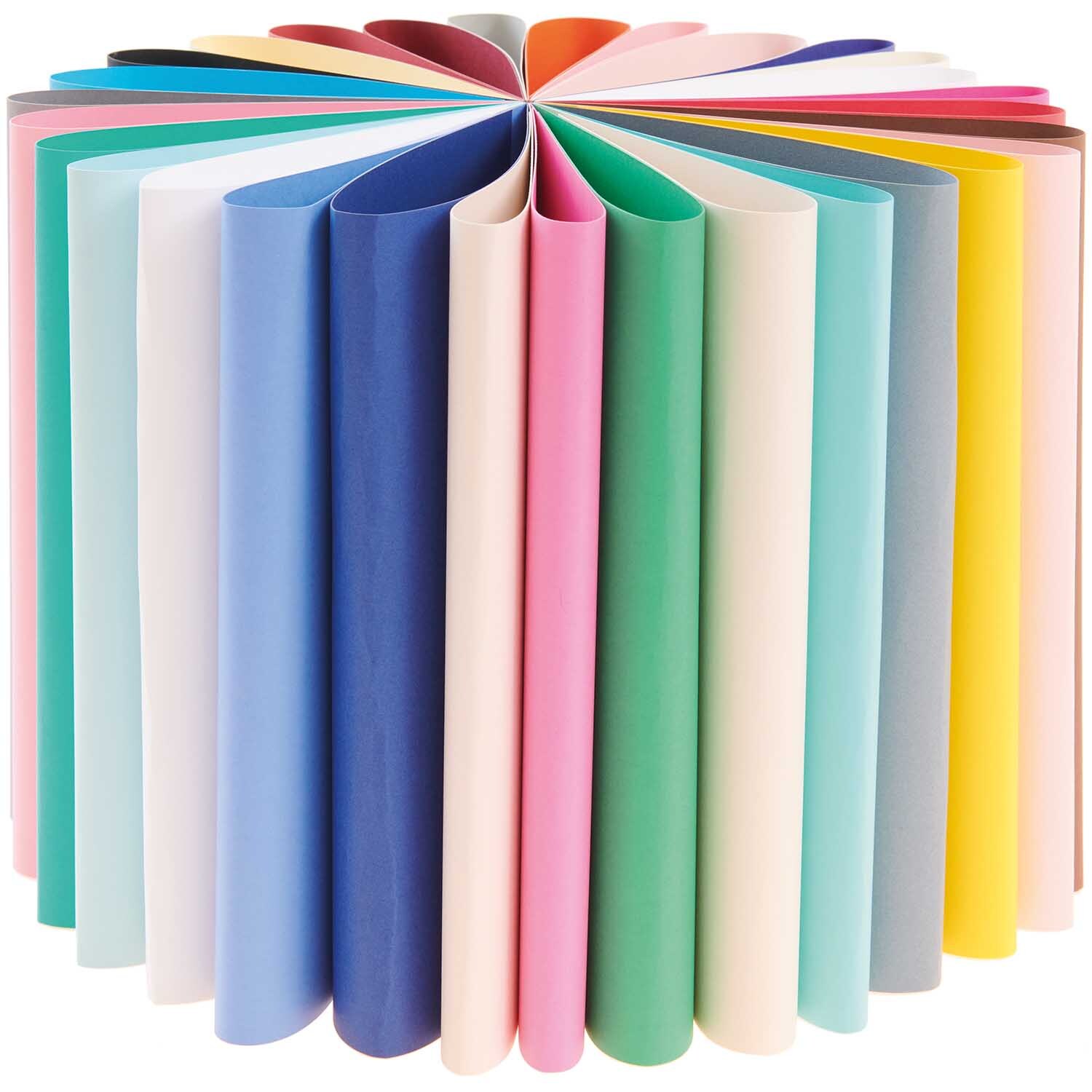 Paper Poetry Bastelkartonblock Super Colour A4 300g/m² 30 Blatt von Rico Design
