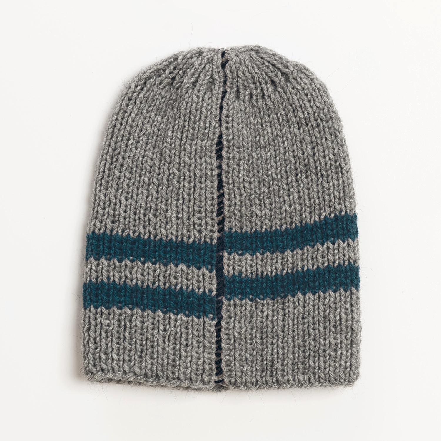 Strickanleitung Herrenmütze mit Streifen von idee. Creativmarkt