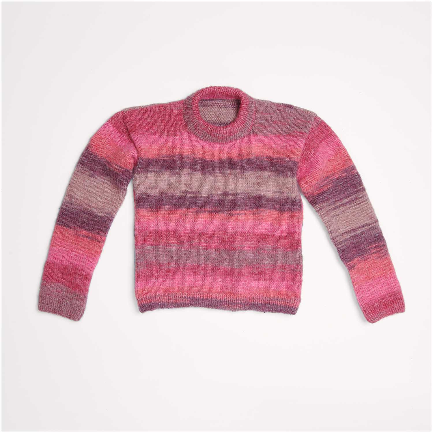 Gestrickter Pullover: Modell 11 aus dem Heft Rico Kids 12