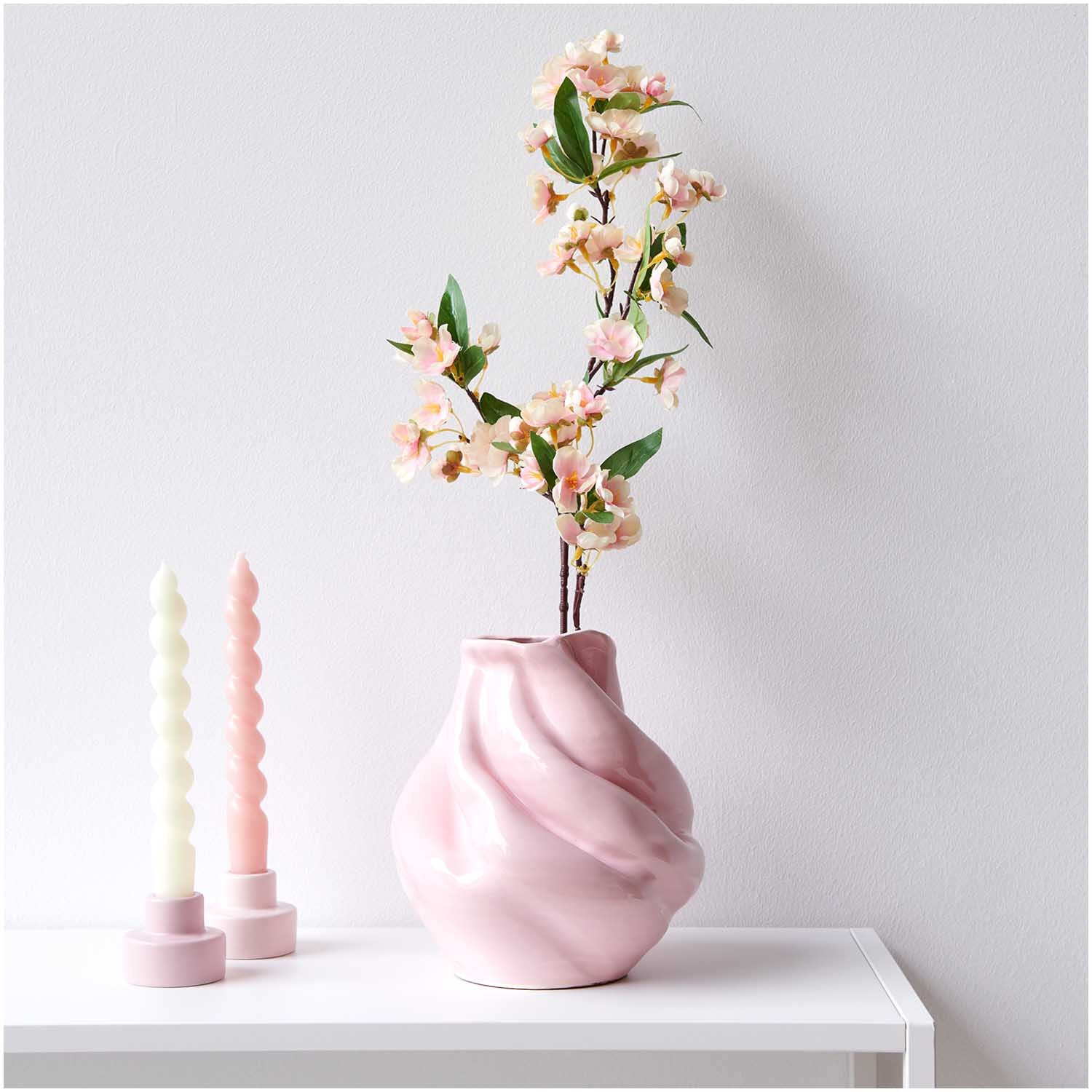 Kirschblütenzweig Rosa-Weiß 74cm von Rico Design