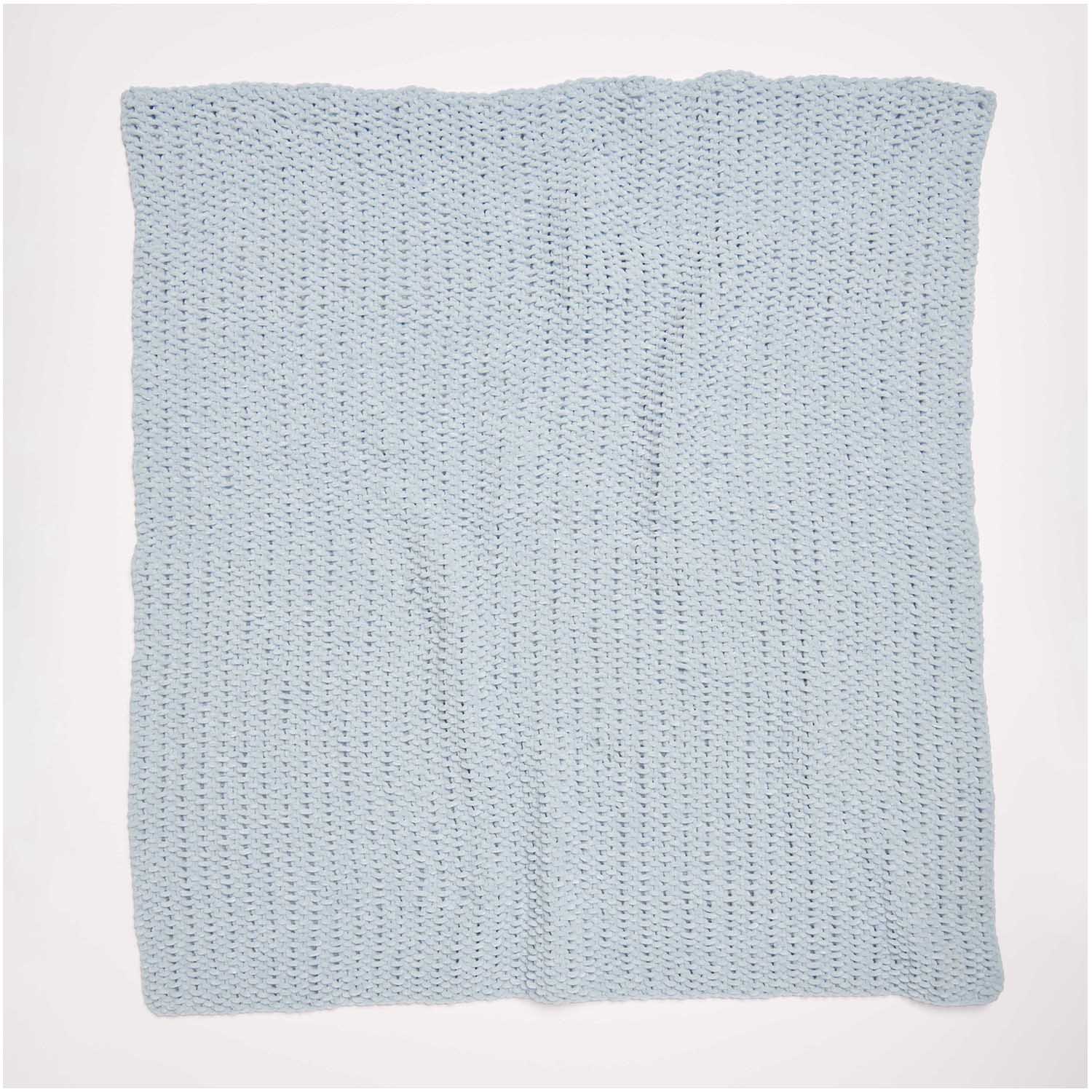 Gestrickte Decke: Modell 17 aus dem Heft Baby Chenillove