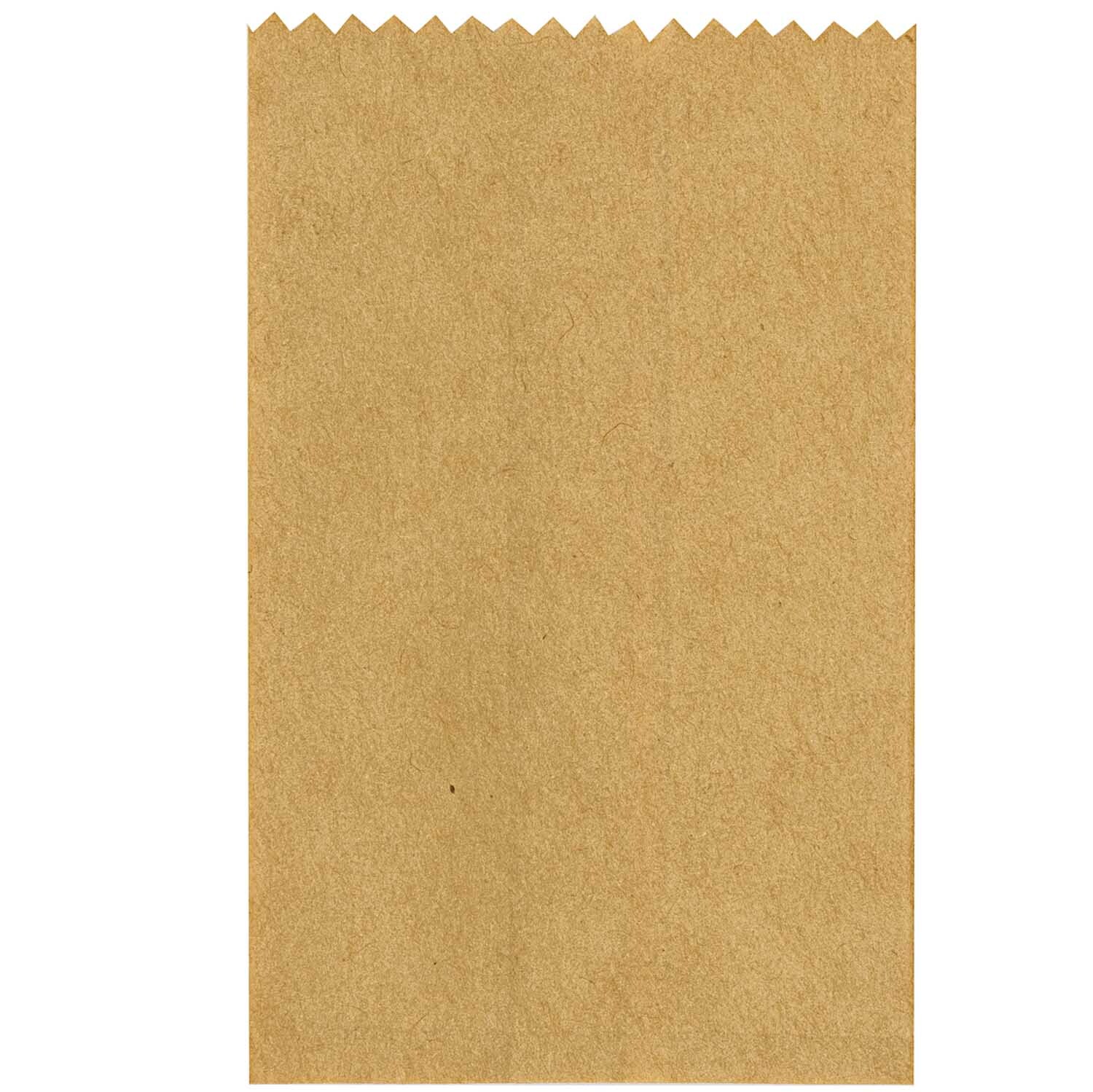 Paper Poetry Bastelset Papiertüten-Sterne klein von Rico Design in naturbraun. Zeigt eine einfache, braune Papiertüte mit gezacktem Rand.