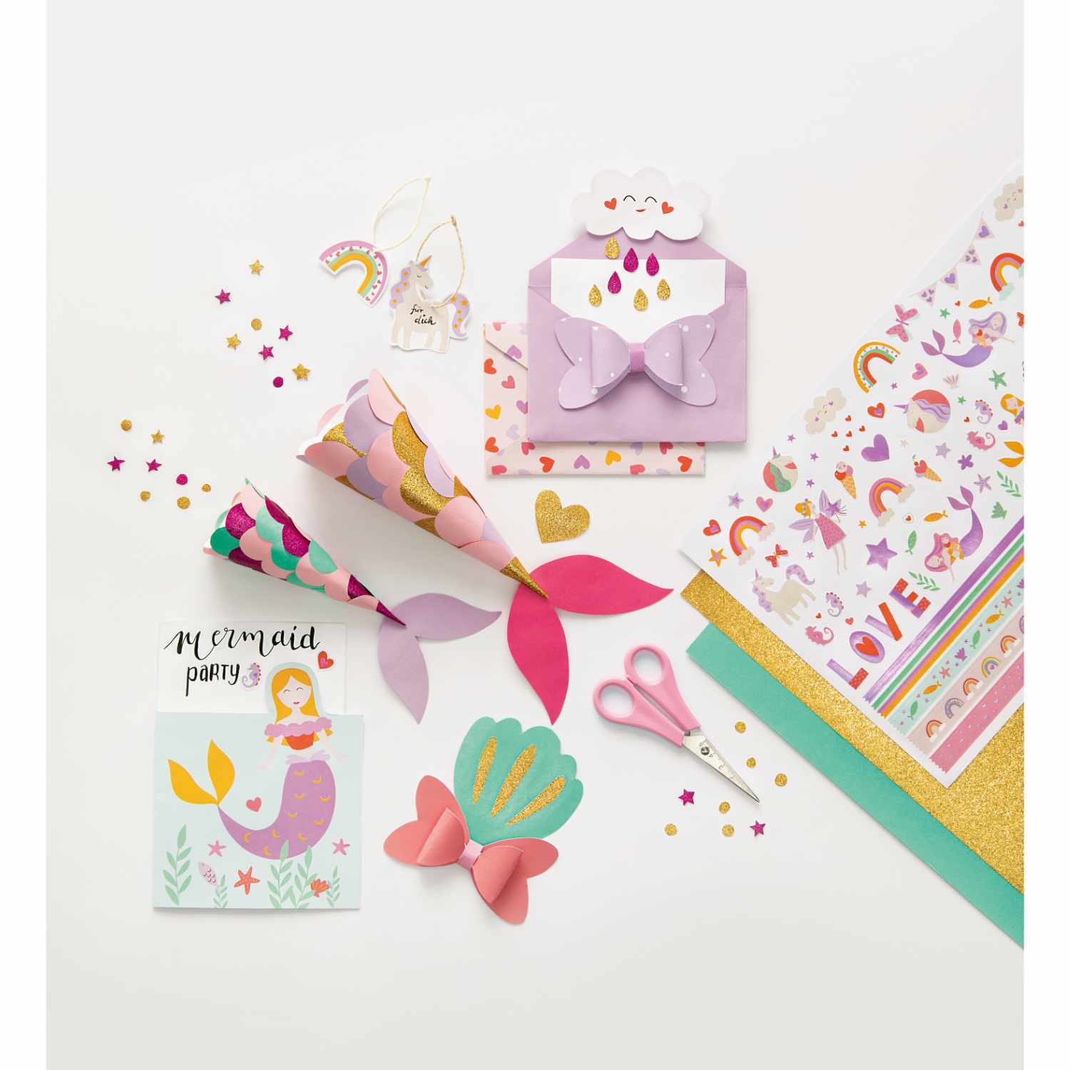Bastelblock Glitter Everywhere 24x34cm von Max Bringmann 