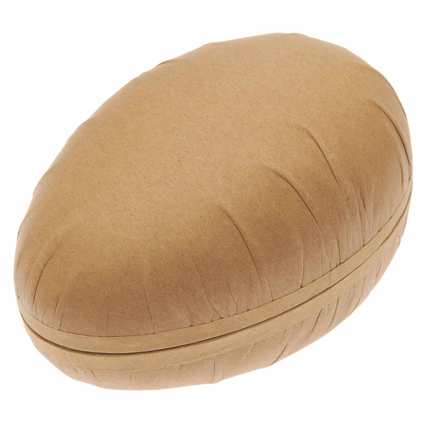 Pappmaché Eier in Naturtönen von Rico Design, ideal für kreative Dekorationen und Bastelprojekte.