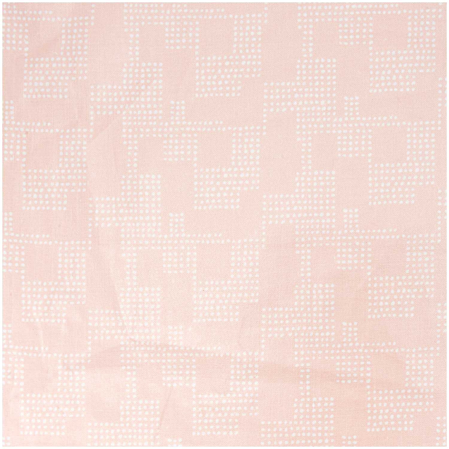 Druckstoff grafisches Muster altrosa 140cm beschichtet von Rico Design zeigt ein geometrisches Design in Altrosa. Ideal für kreative Projekte.