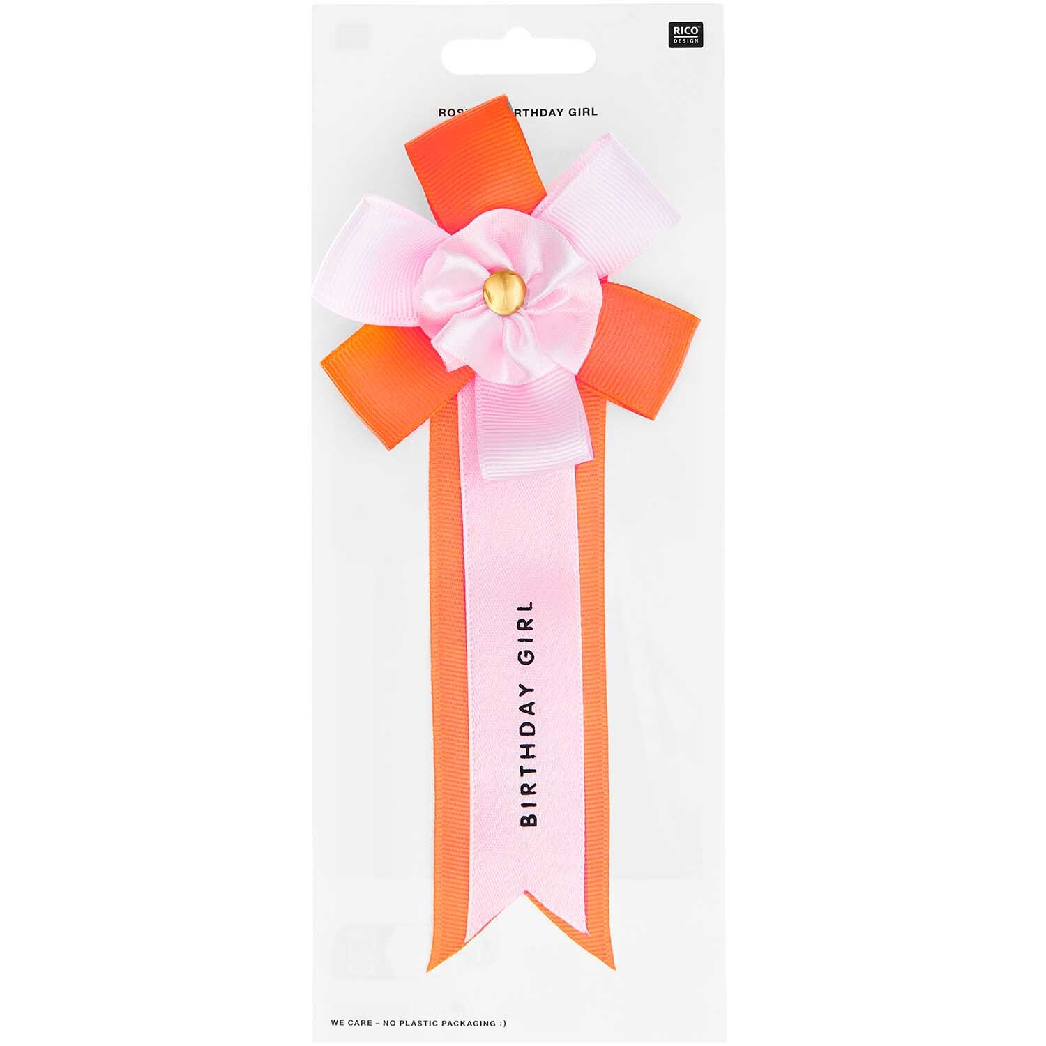 Rosette Birthday Girl von Rico Design